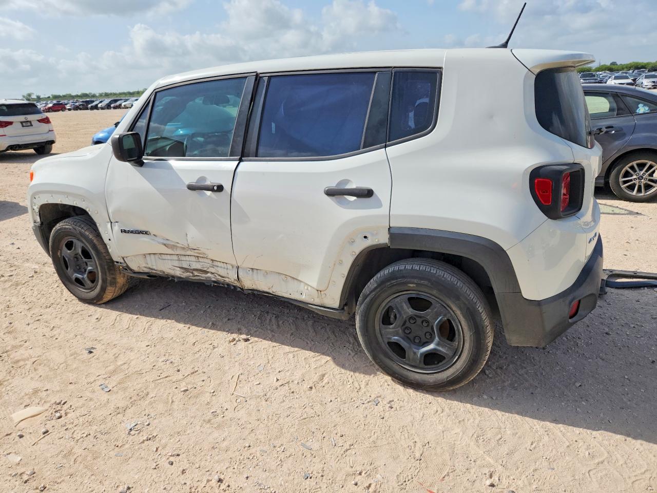 2015 Jeep Renegade Sport White vin: ZACCJBAT7FPC19720