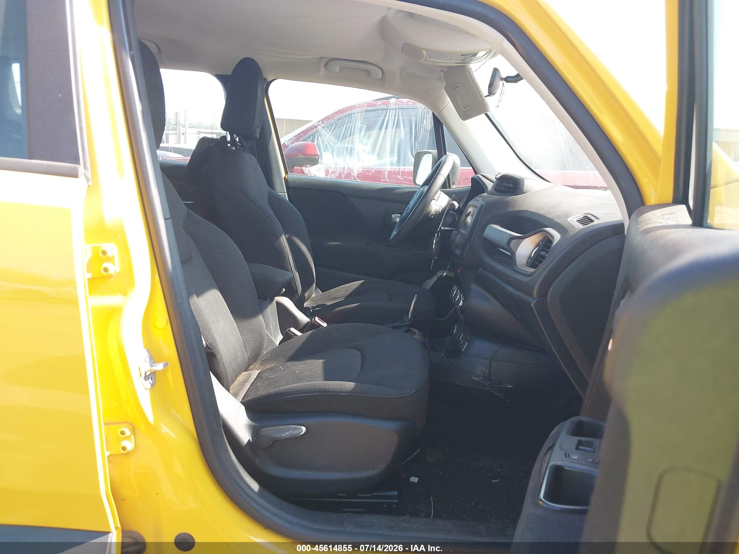 2015 Jeep Renegade Sport Yellow vin: ZACCJBAT8FPC13585