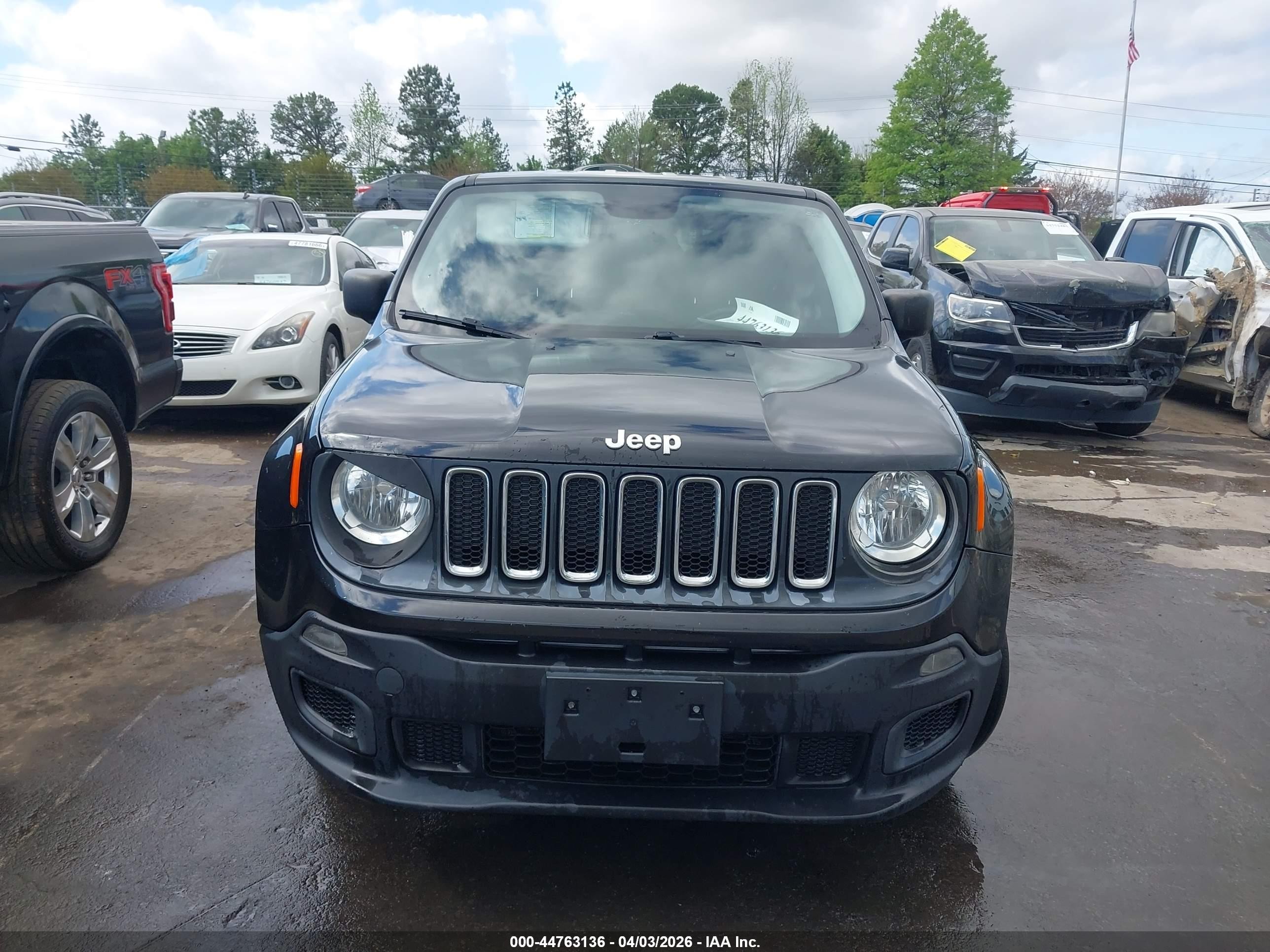 2015 Jeep Renegade Sport Black vin: ZACCJBAT9FPC20108