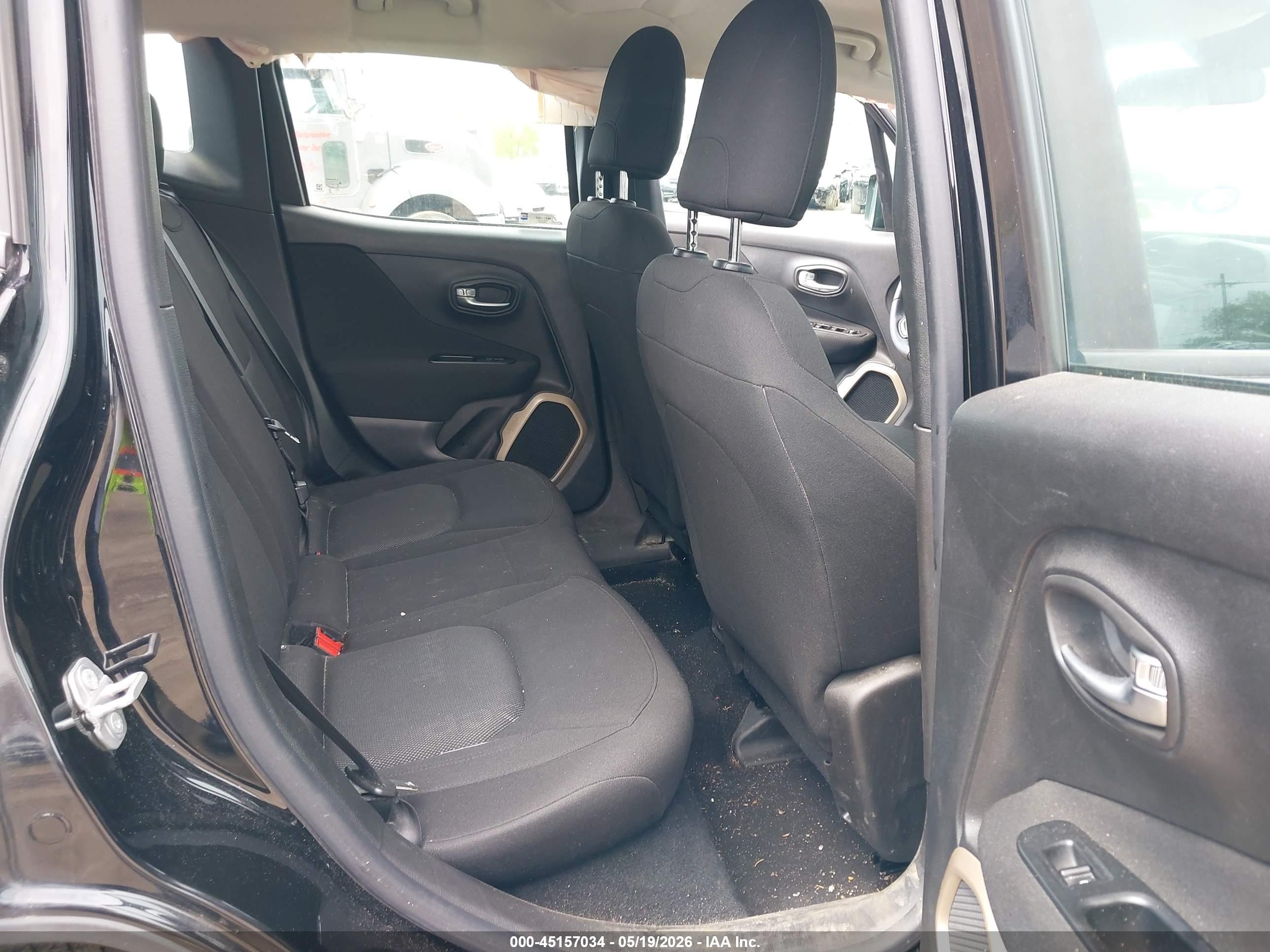 2015 Jeep Renegade Sport Black vin: ZACCJBAT9FPC38804