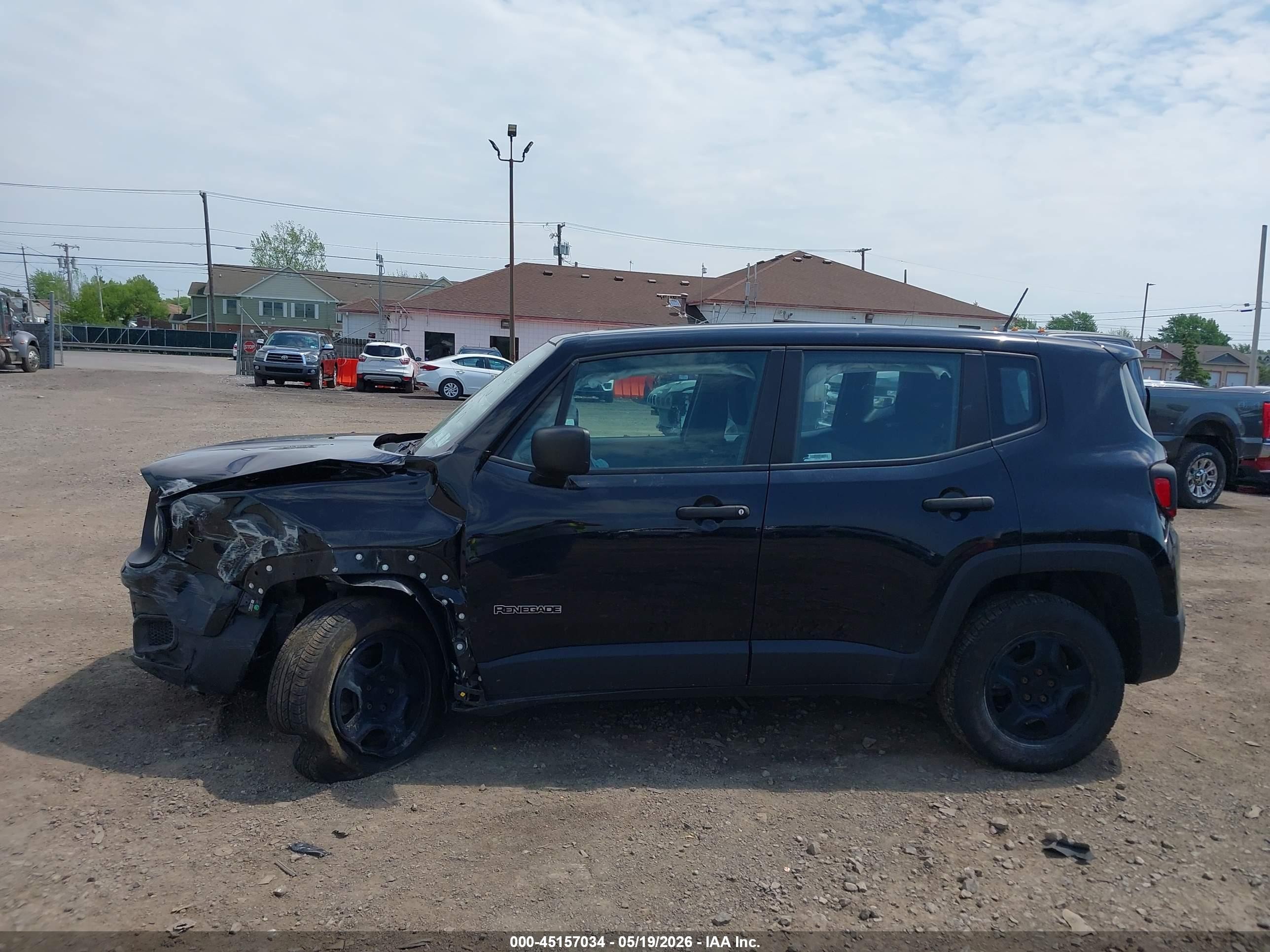 2015 Jeep Renegade Sport Black vin: ZACCJBAT9FPC38804