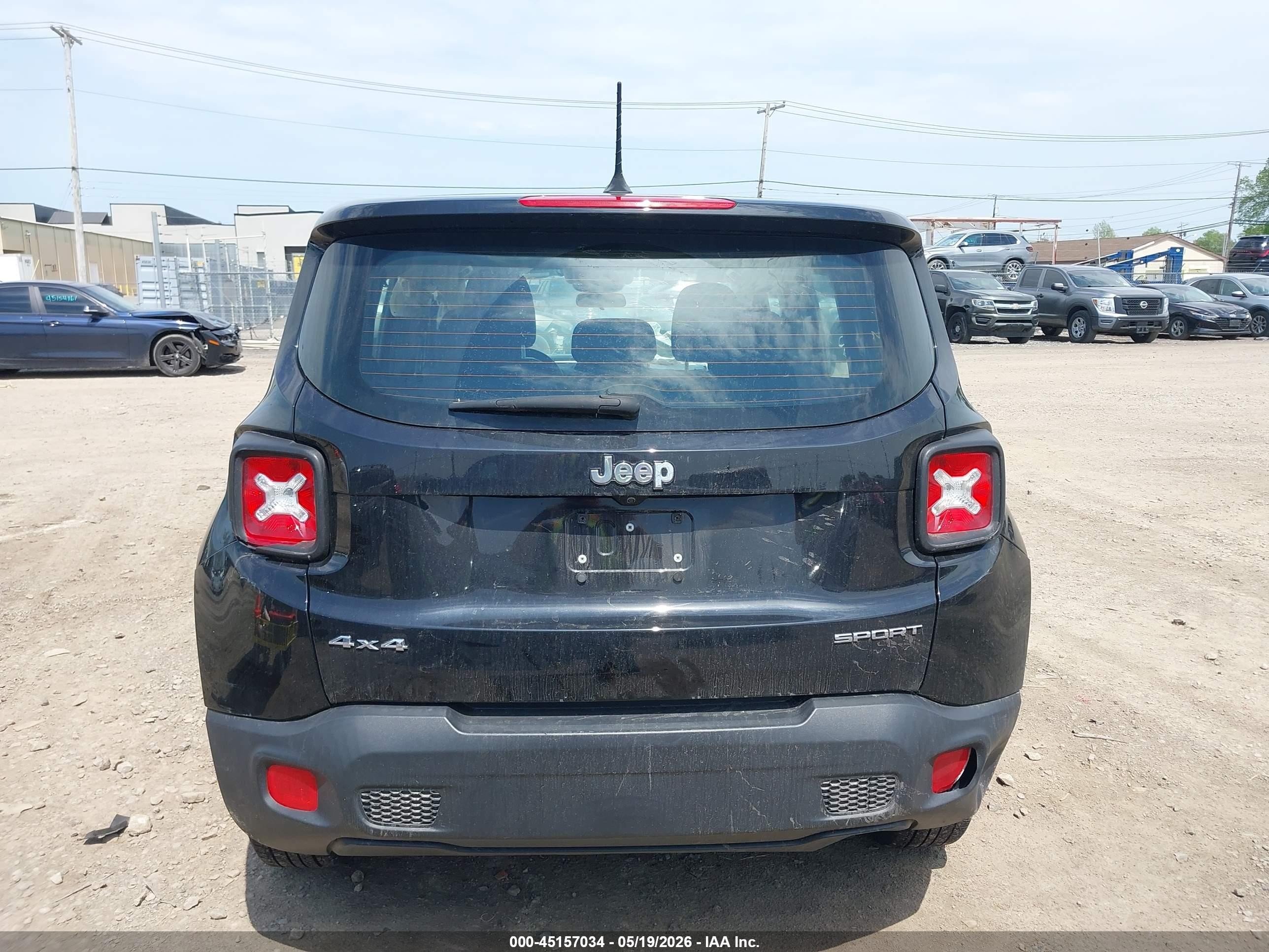 2015 Jeep Renegade Sport Black vin: ZACCJBAT9FPC38804