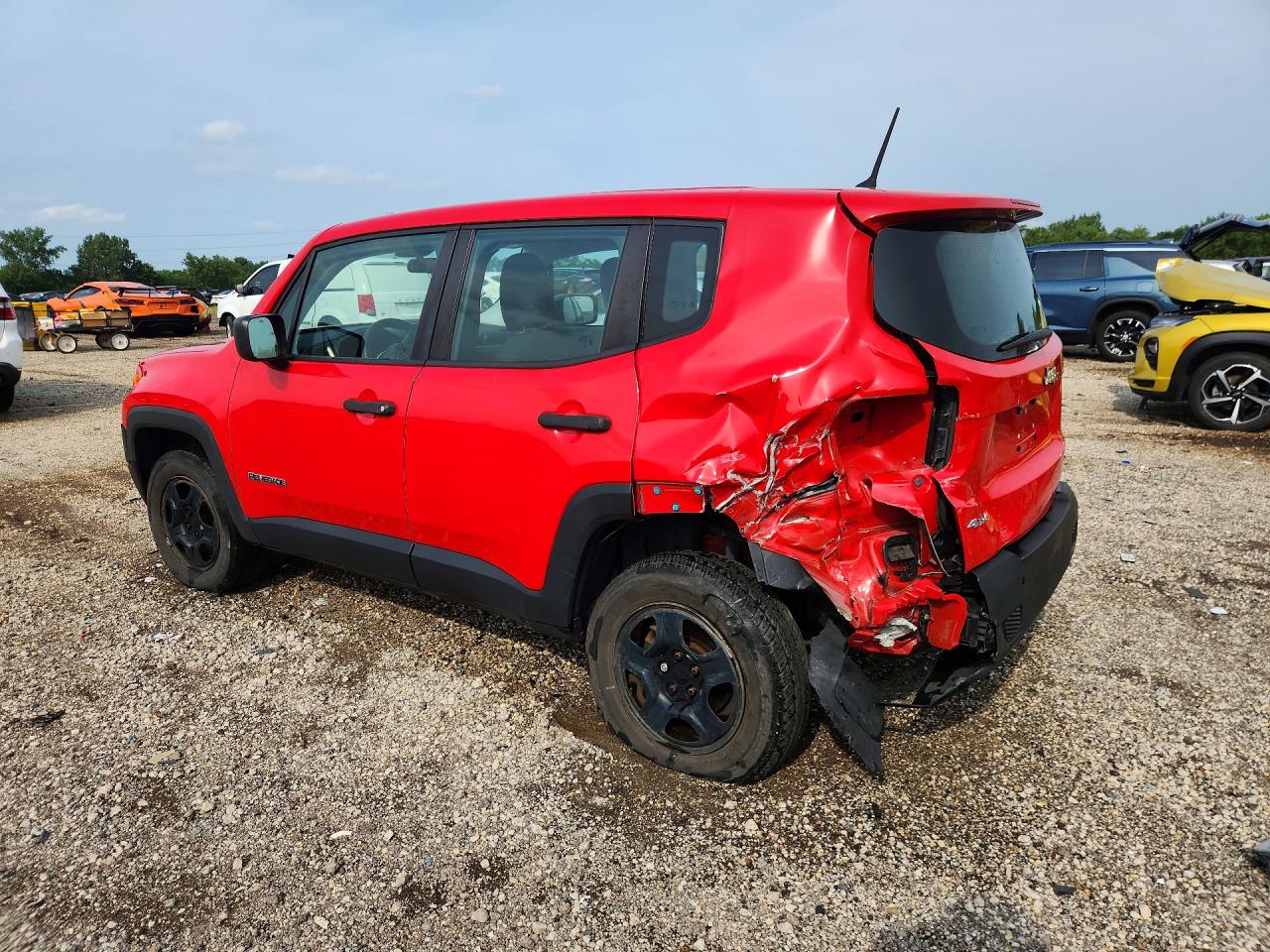 2015 Jeep Renegade Sport Red vin: ZACCJBATXFPB24021