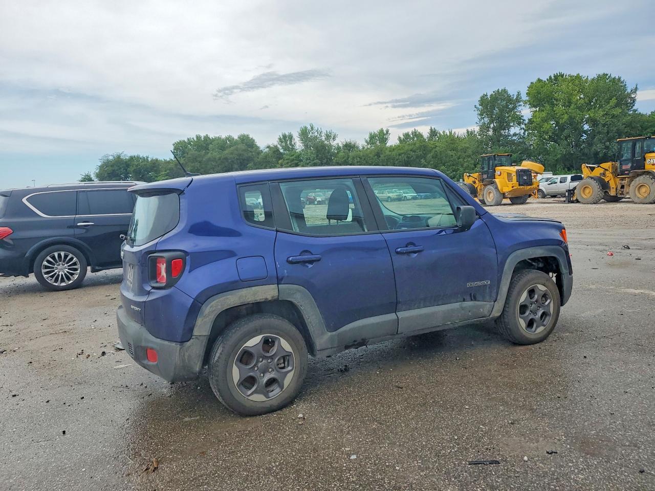 2016 Jeep Renegade Sport Blue vin: ZACCJBATXGPD25970