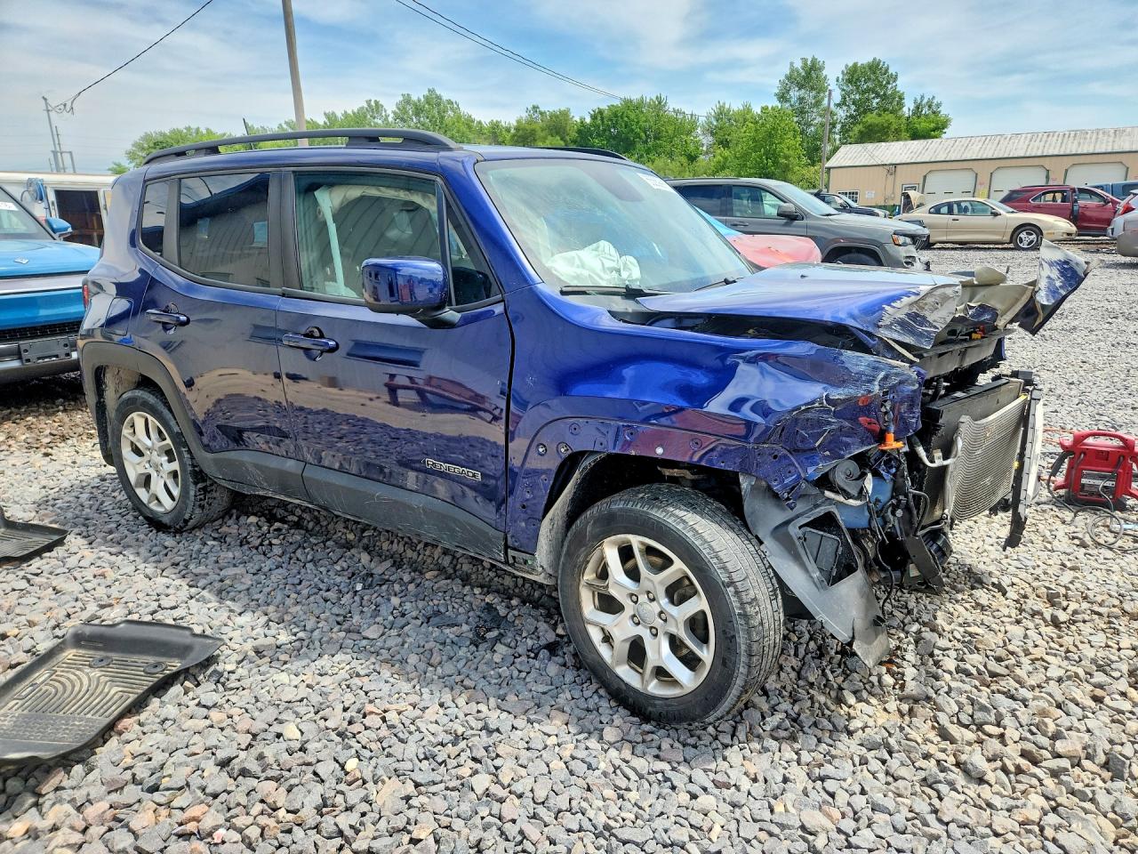 2018 Jeep Renegade Latitude Blue vin: ZACCJBBB0JPG93359