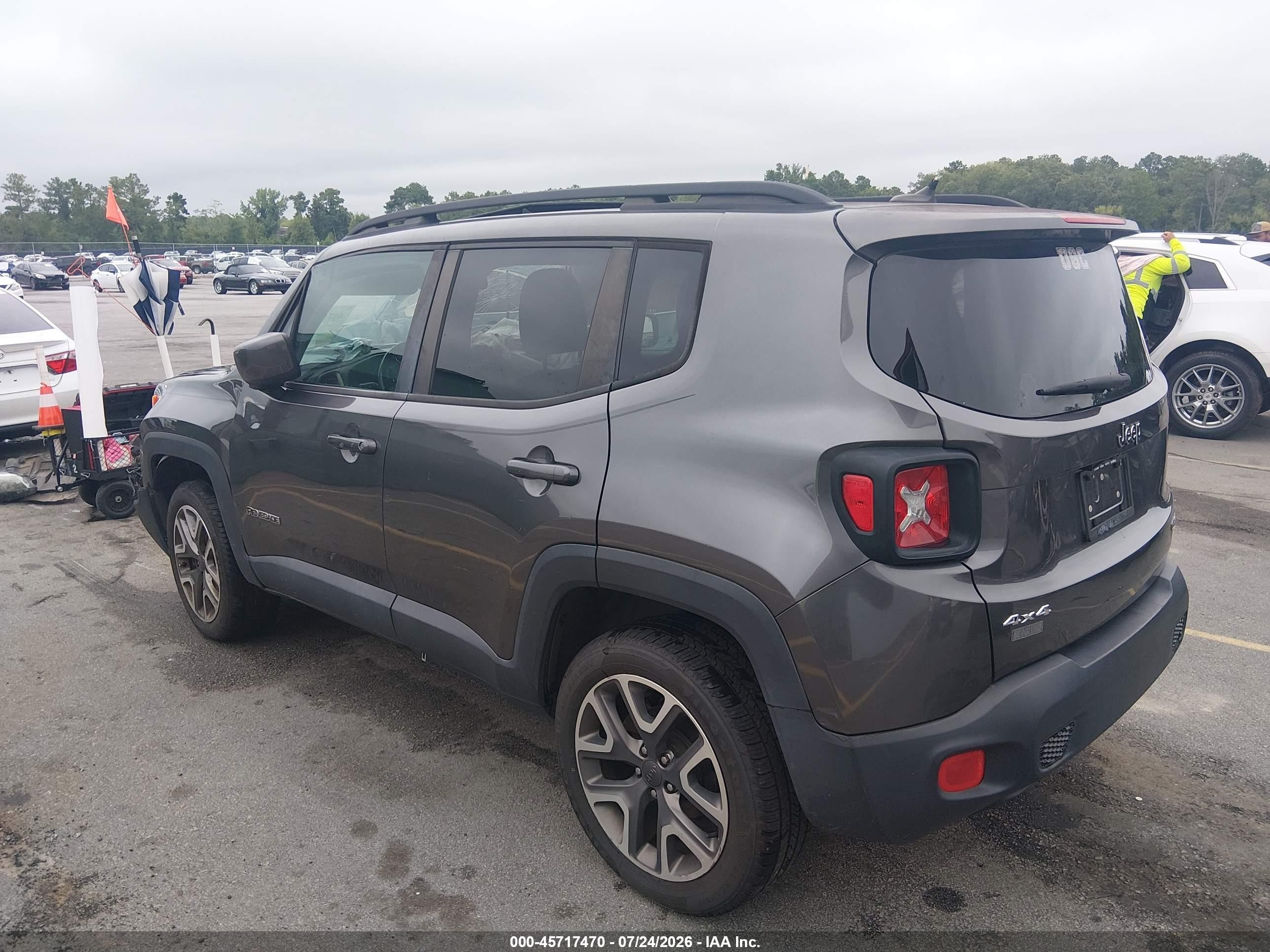 2017 Jeep Renegade Latitude Gray vin: ZACCJBBB2HPE94906