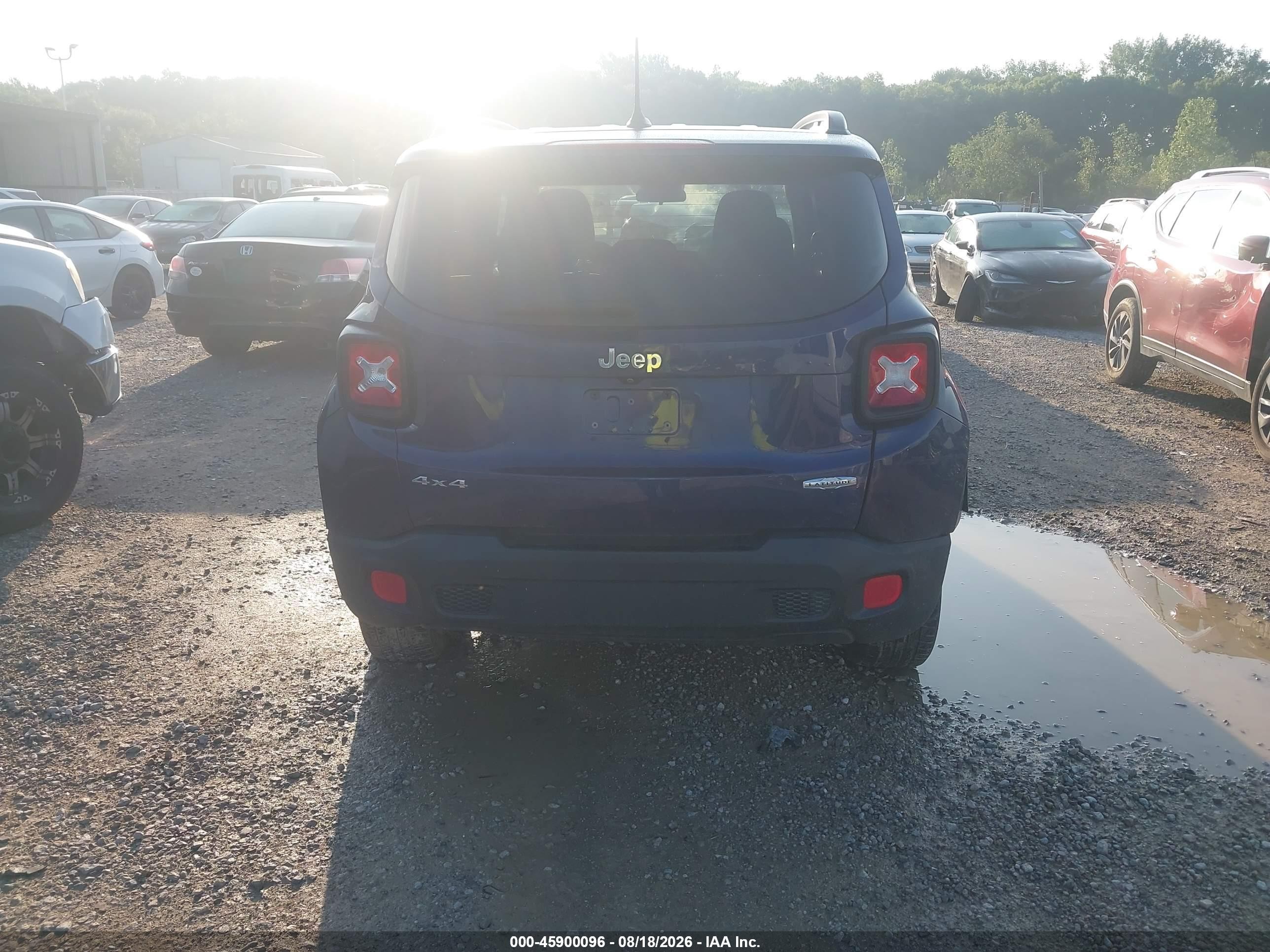 2017 Jeep Renegade Latitude Синий vin: ZACCJBBB4HPG52260