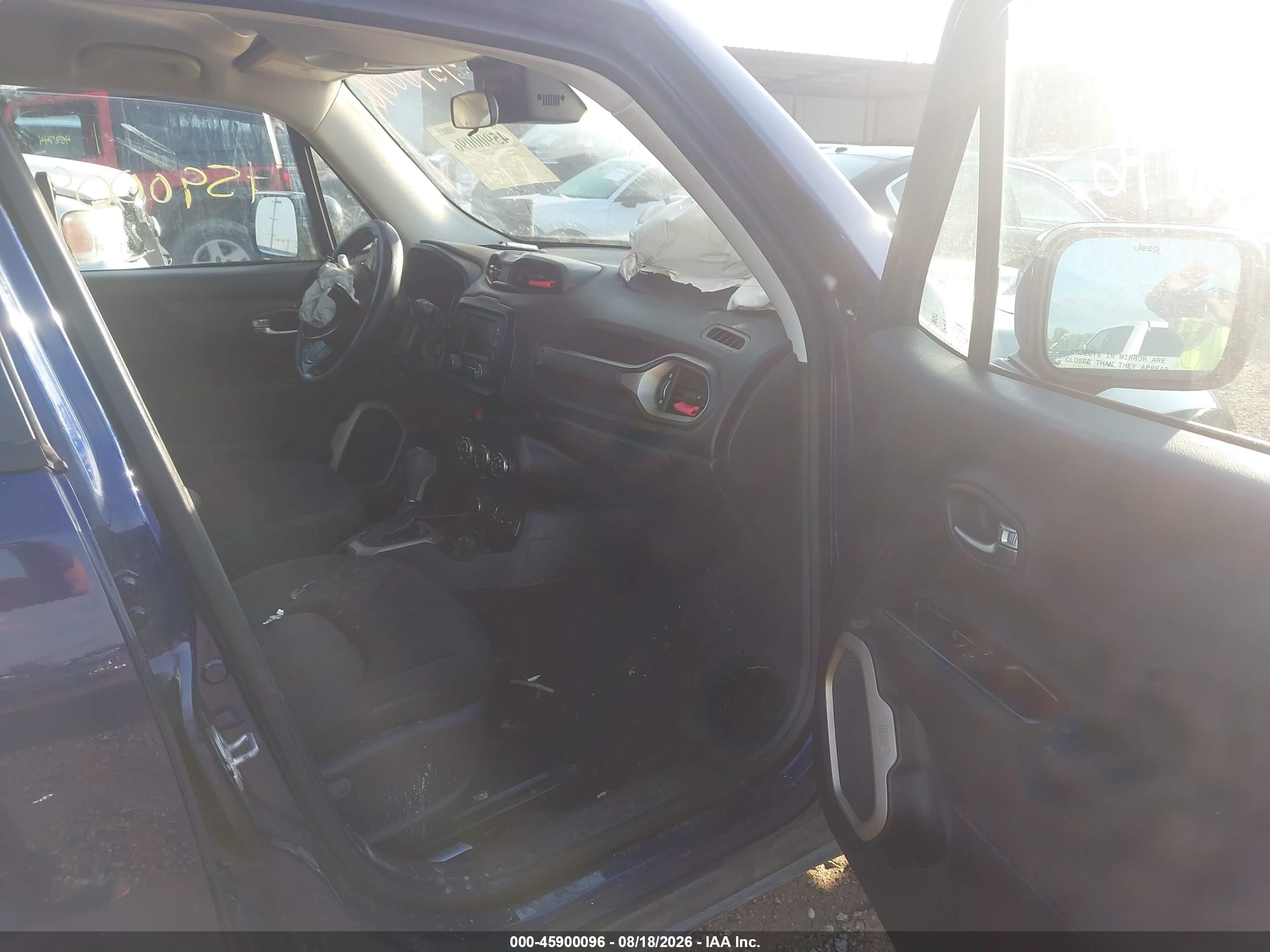 2017 Jeep Renegade Latitude Синий vin: ZACCJBBB4HPG52260