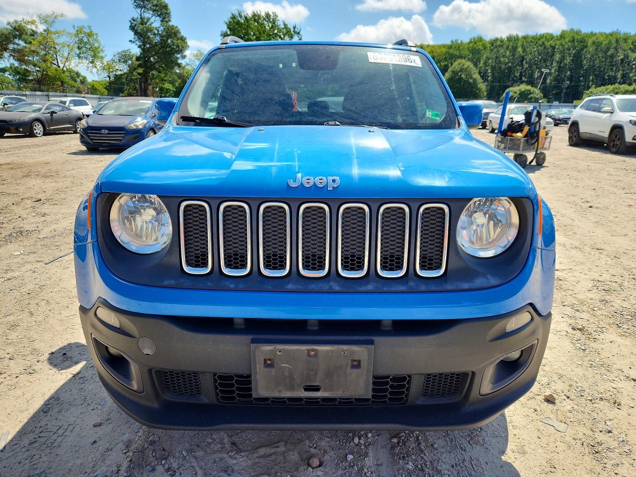 2015 Jeep Renegade Latitude Blue vin: ZACCJBBH0FPB68585