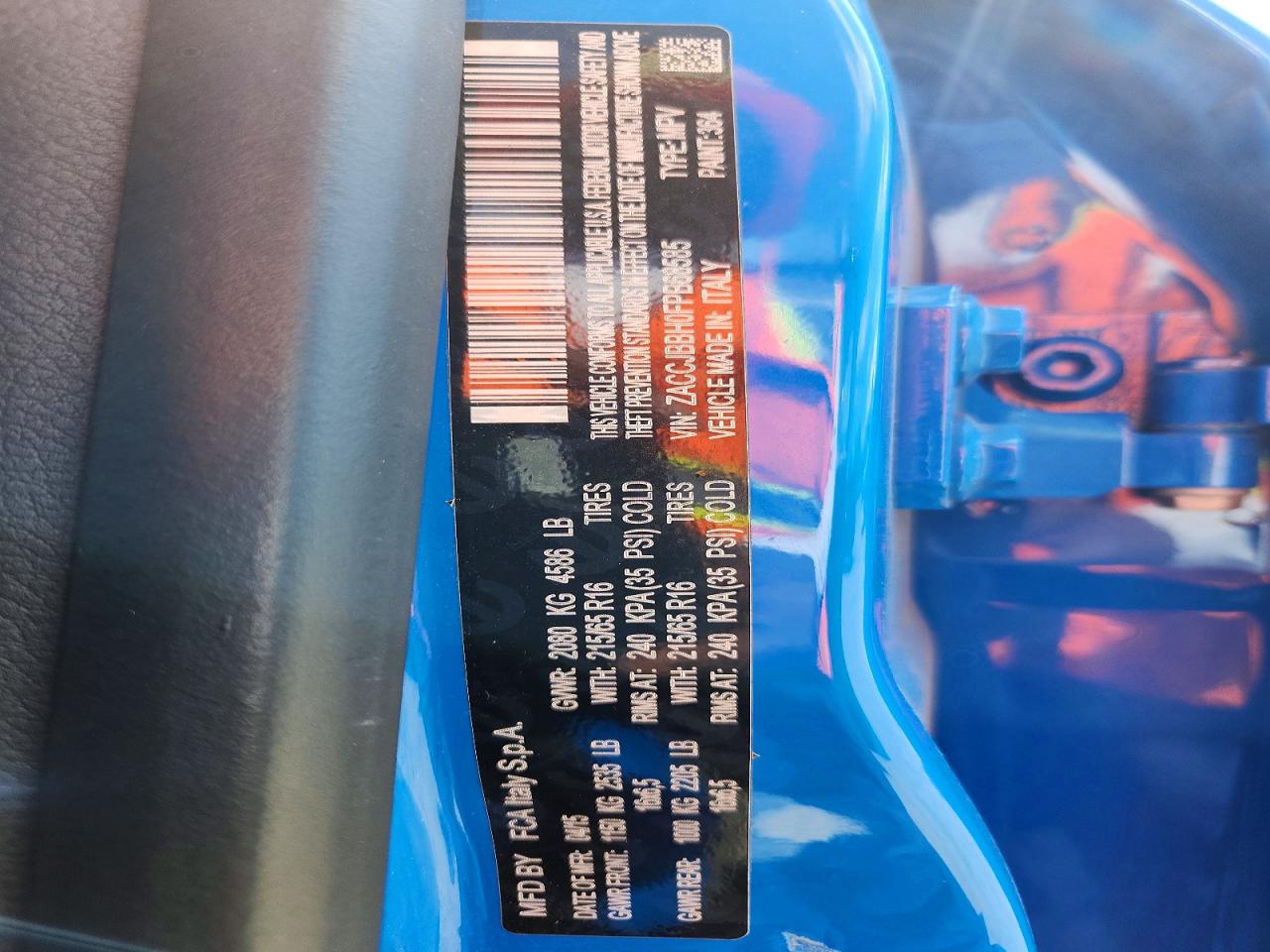 2015 Jeep Renegade Latitude Blue vin: ZACCJBBH0FPB68585