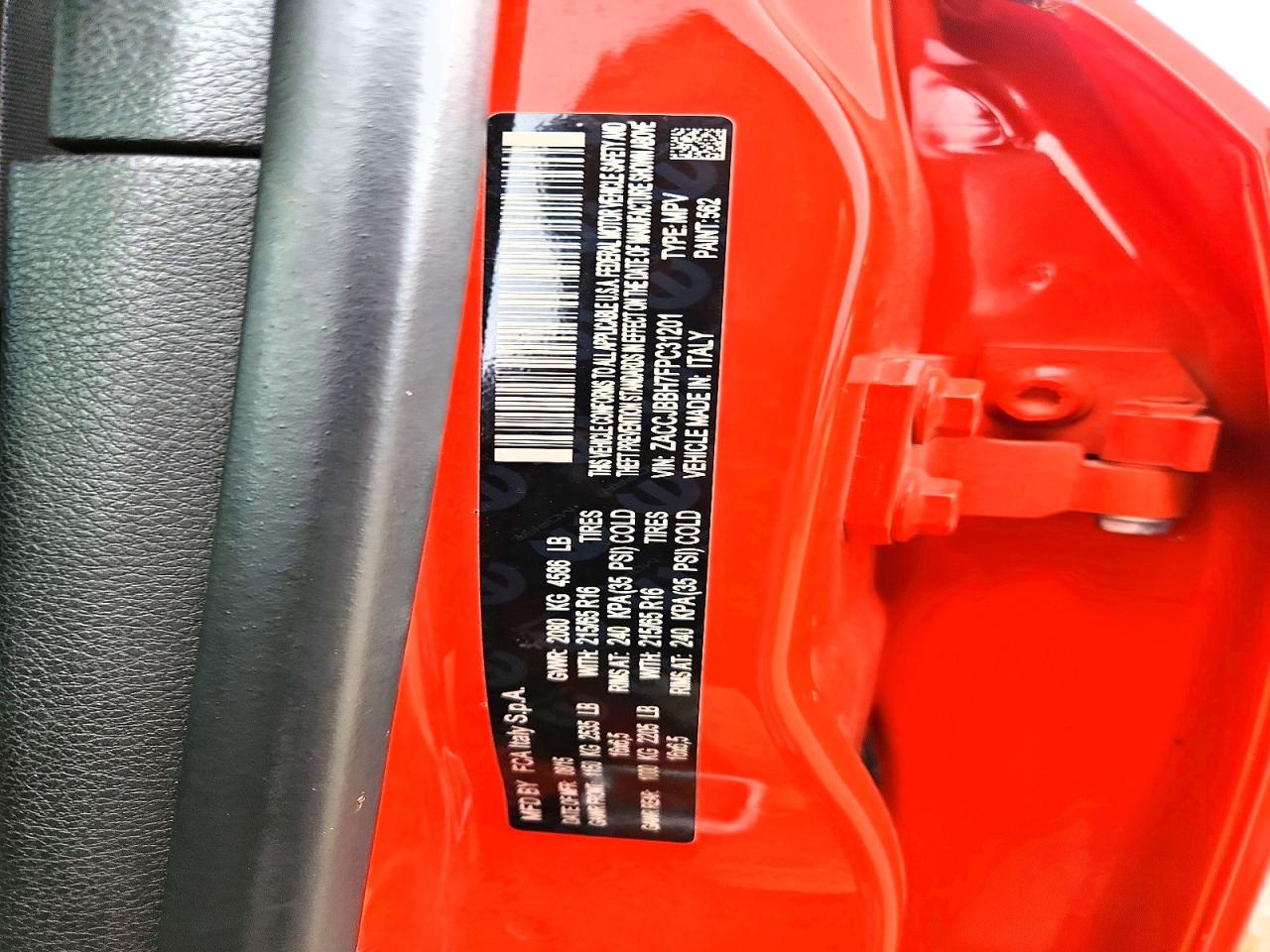 2015 Jeep Renegade Latitude (us-mex.), North(can) Orange vin: ZACCJBBH7FPC31201