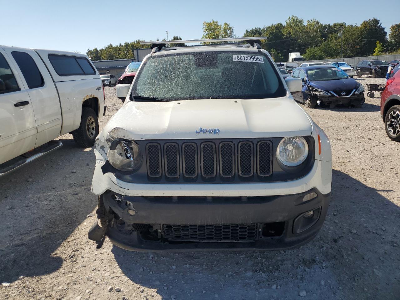 2015 Jeep Renegade Latitude White vin: ZACCJBBT0FPB70761