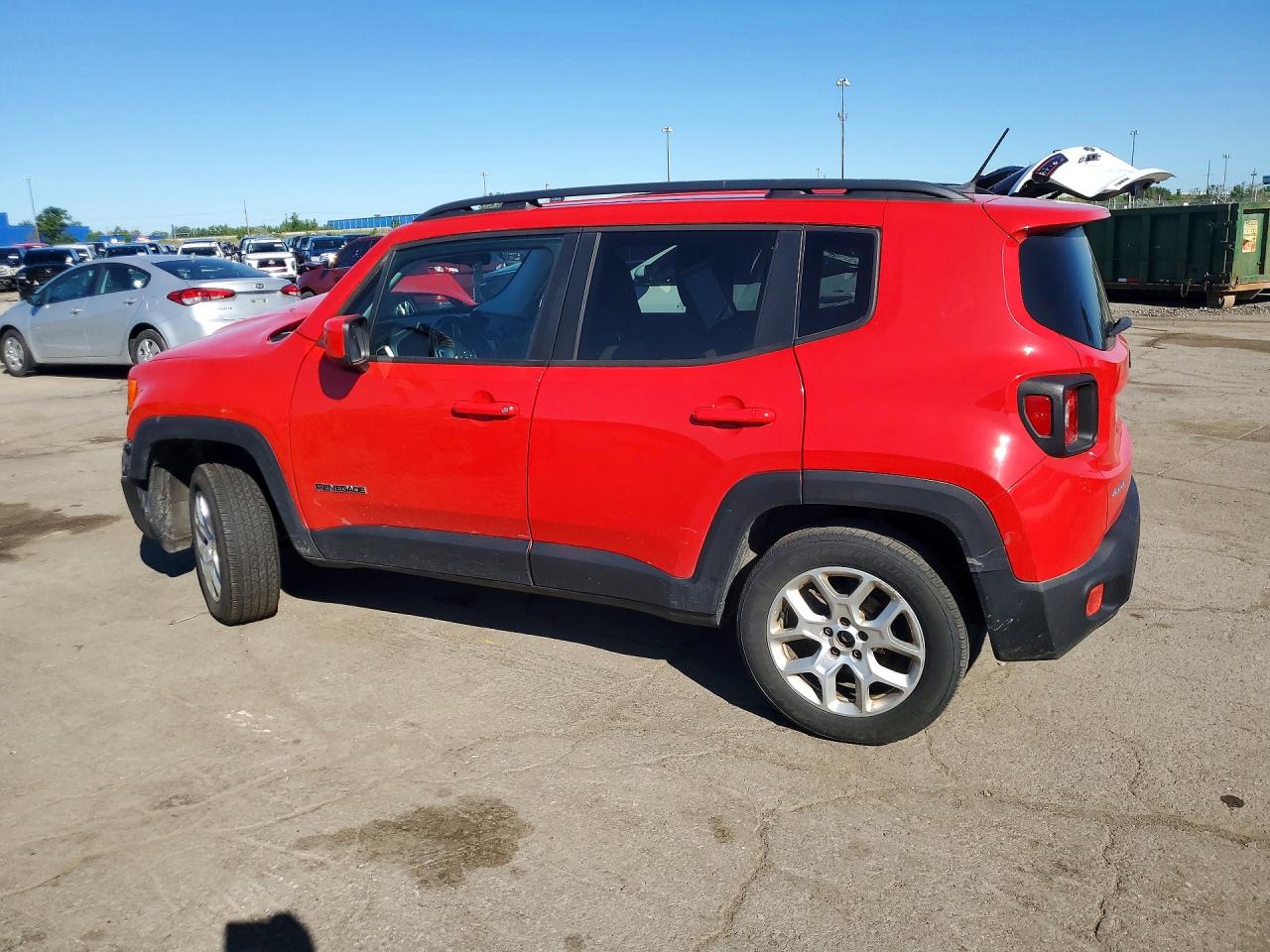 2015 Jeep Renegade Latitude Красный vin: ZACCJBBT0FPB73126