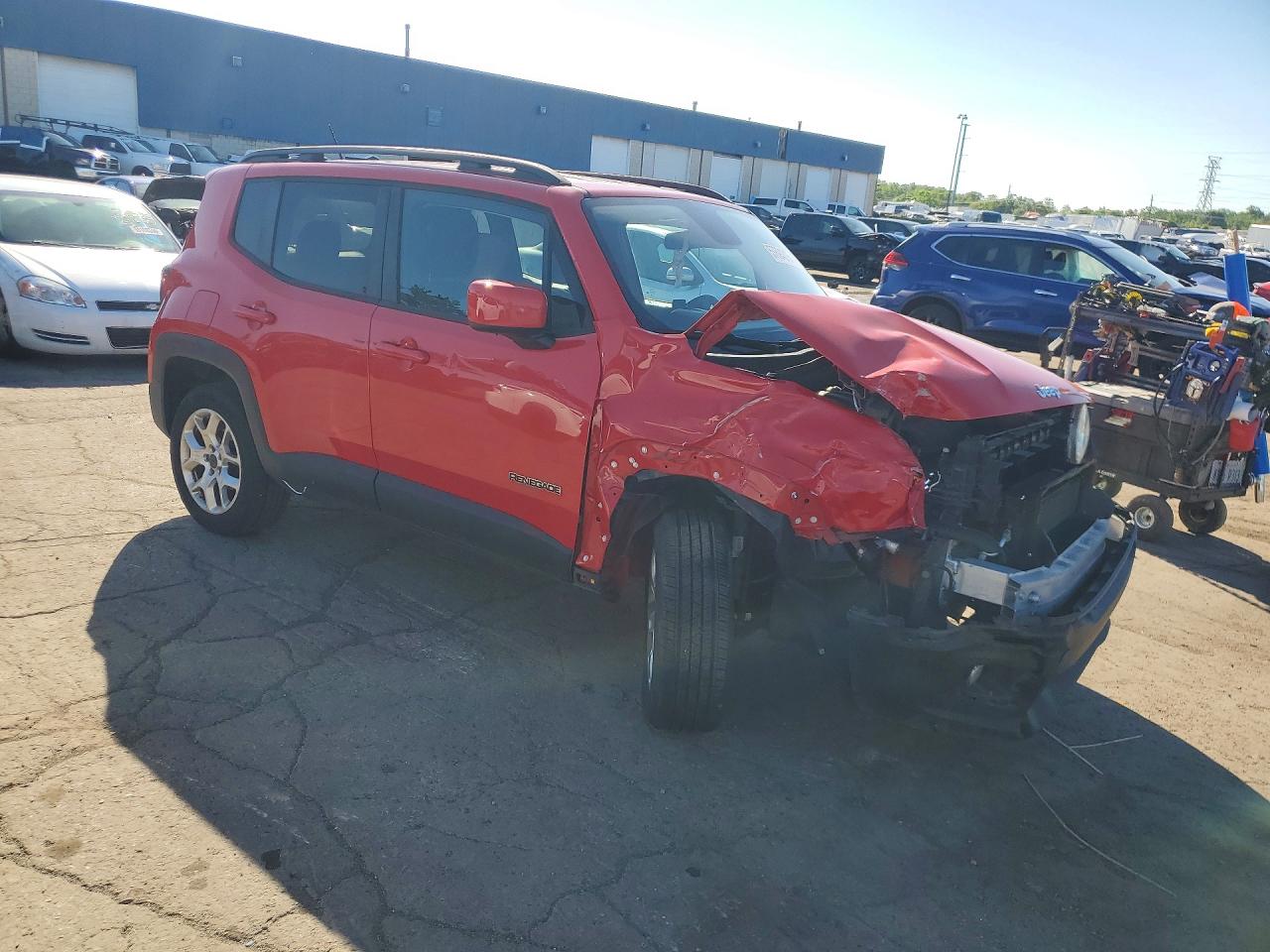 2015 Jeep Renegade Latitude Красный vin: ZACCJBBT0FPB73126