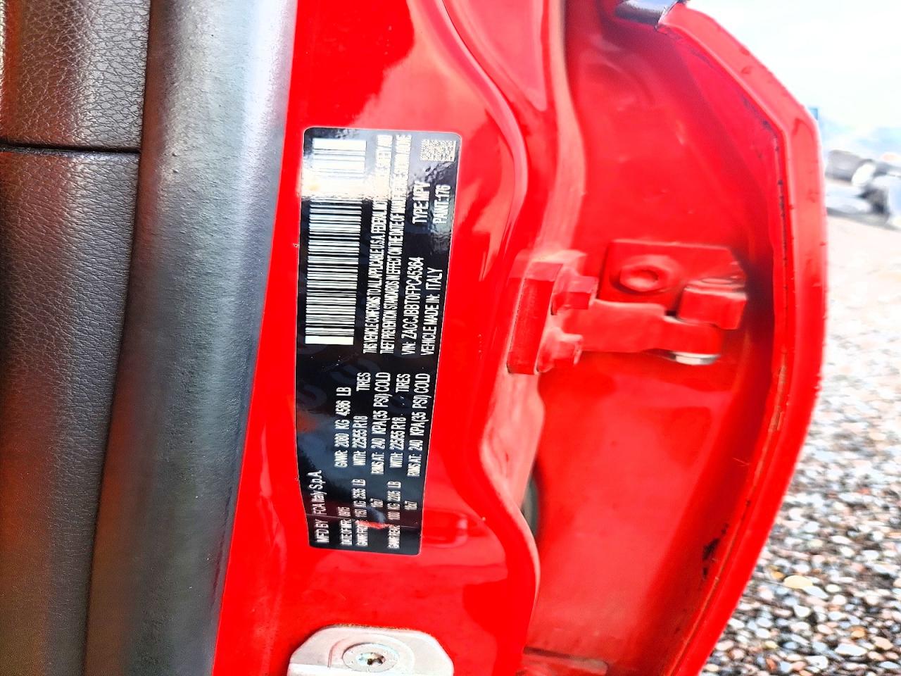 2015 Jeep Renegade Latitude Red vin: ZACCJBBT0FPC45364