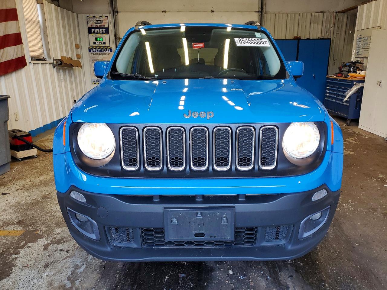 2015 Jeep Renegade Latitude Blue vin: ZACCJBBT1FPB36945