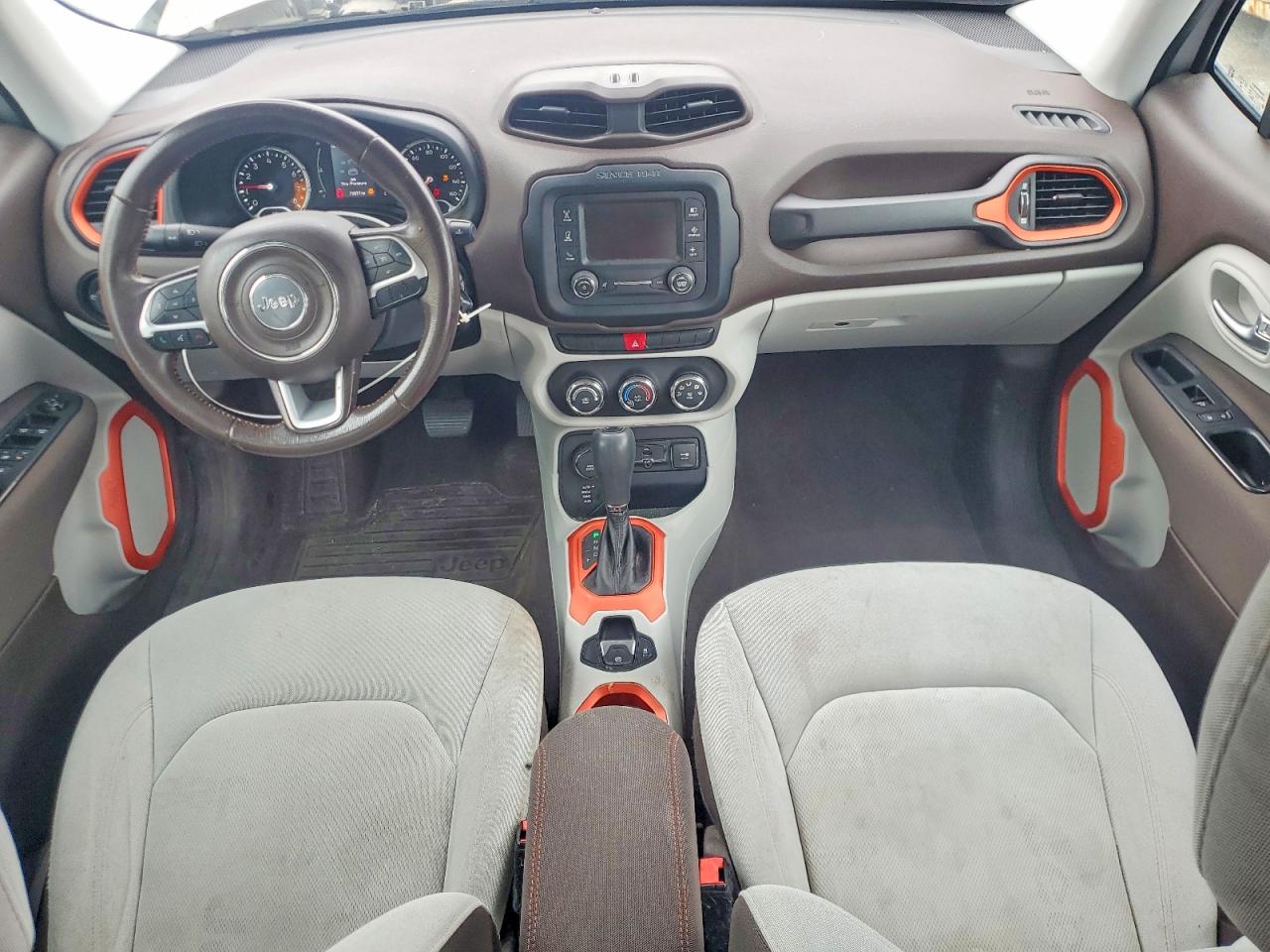 2015 Jeep Renegade Latitude Silver vin: ZACCJBBT1FPB78760