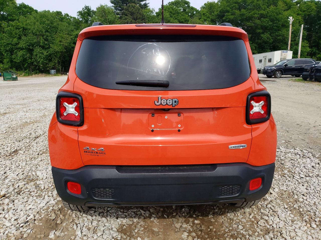 2015 Jeep Renegade Latitude Оранжевый vin: ZACCJBBT1FPB92920