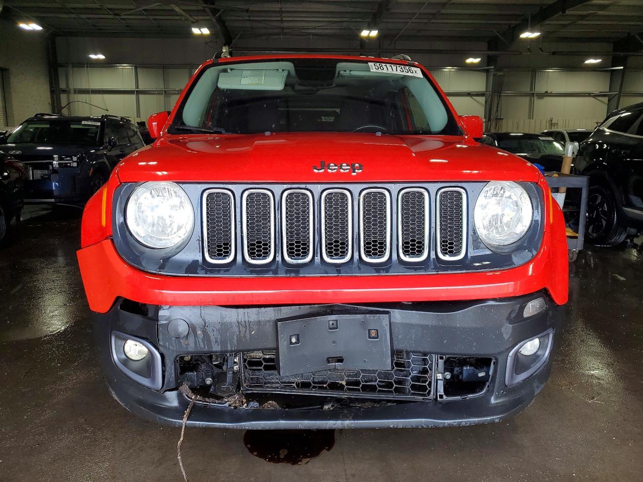 2015 Jeep Renegade Latitude Красный vin: ZACCJBBT3FPB97794