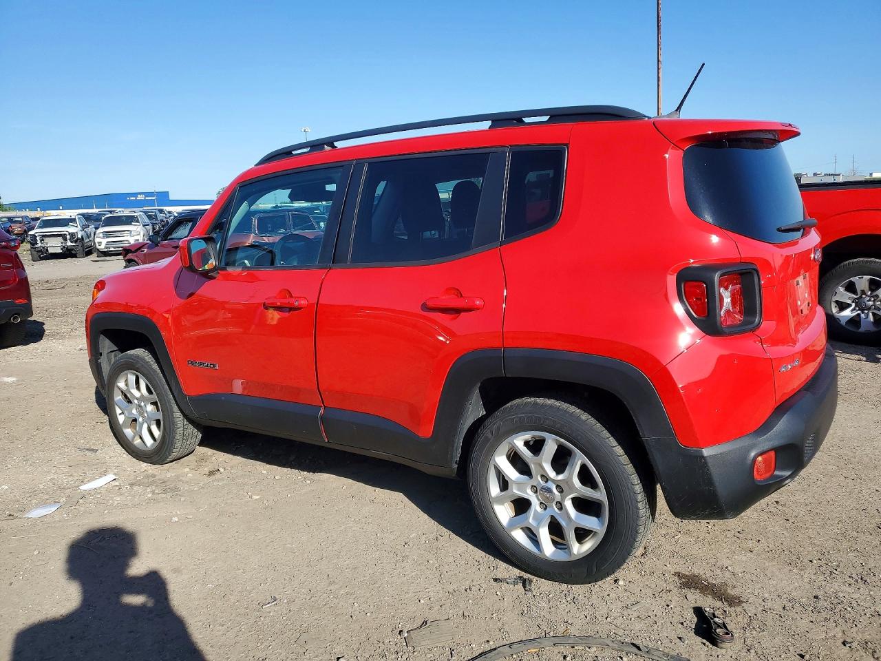 2016 Jeep Renegade Latitude Красный vin: ZACCJBBT4GPD57893