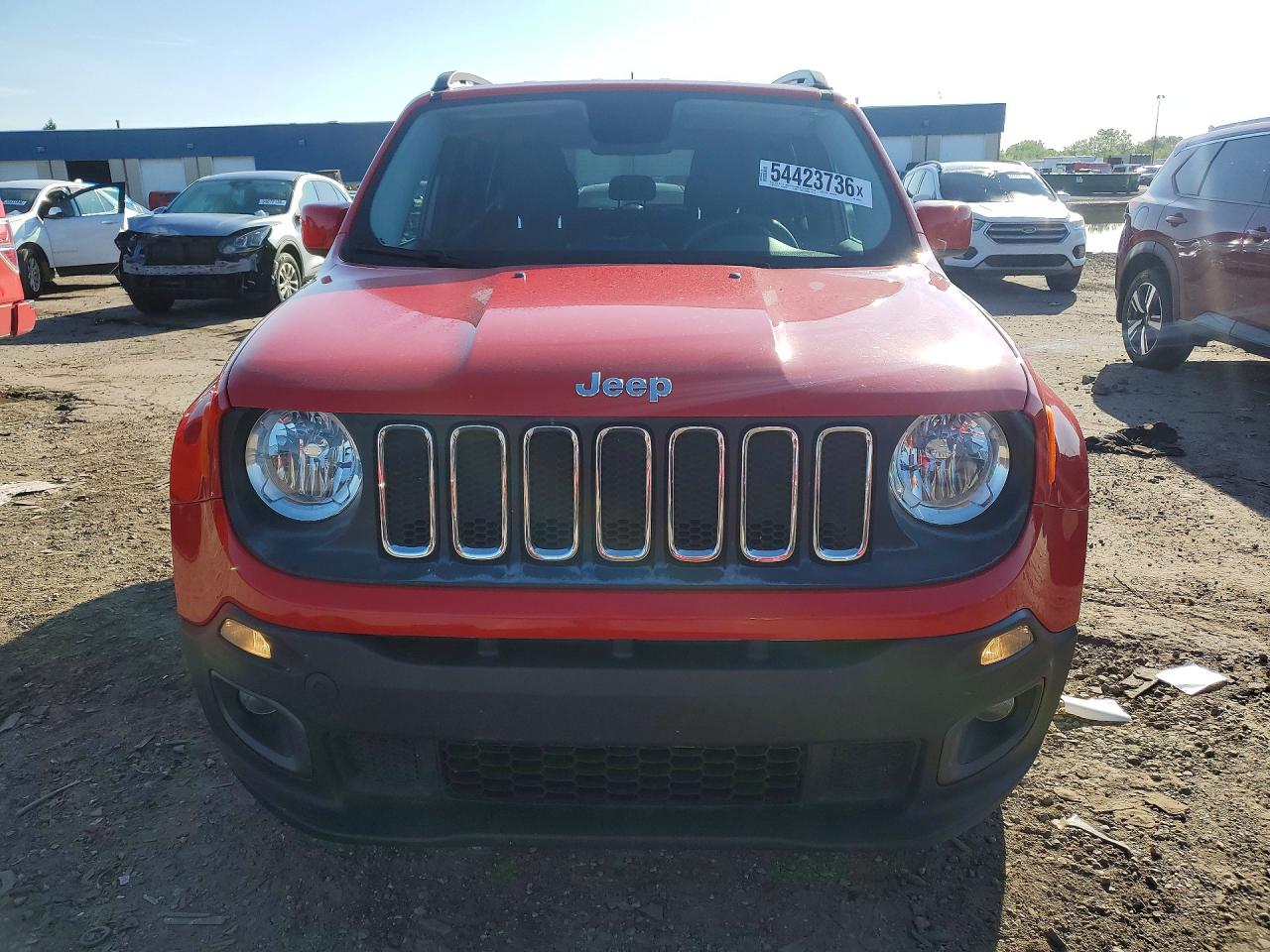 2016 Jeep Renegade Latitude Красный vin: ZACCJBBT4GPD57893
