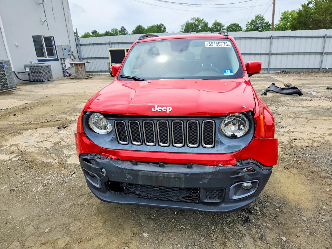 2015 Jeep Renegade Latitude Red vin: ZACCJBBT5FPB40237