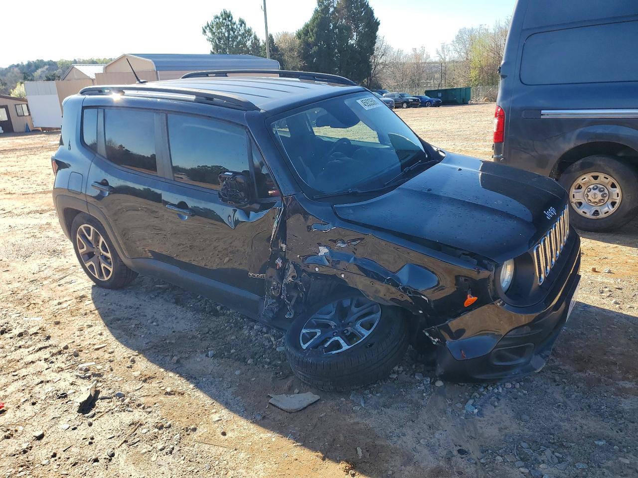 2016 Jeep Renegade Latitude Черный vin: ZACCJBBT5GPD45204