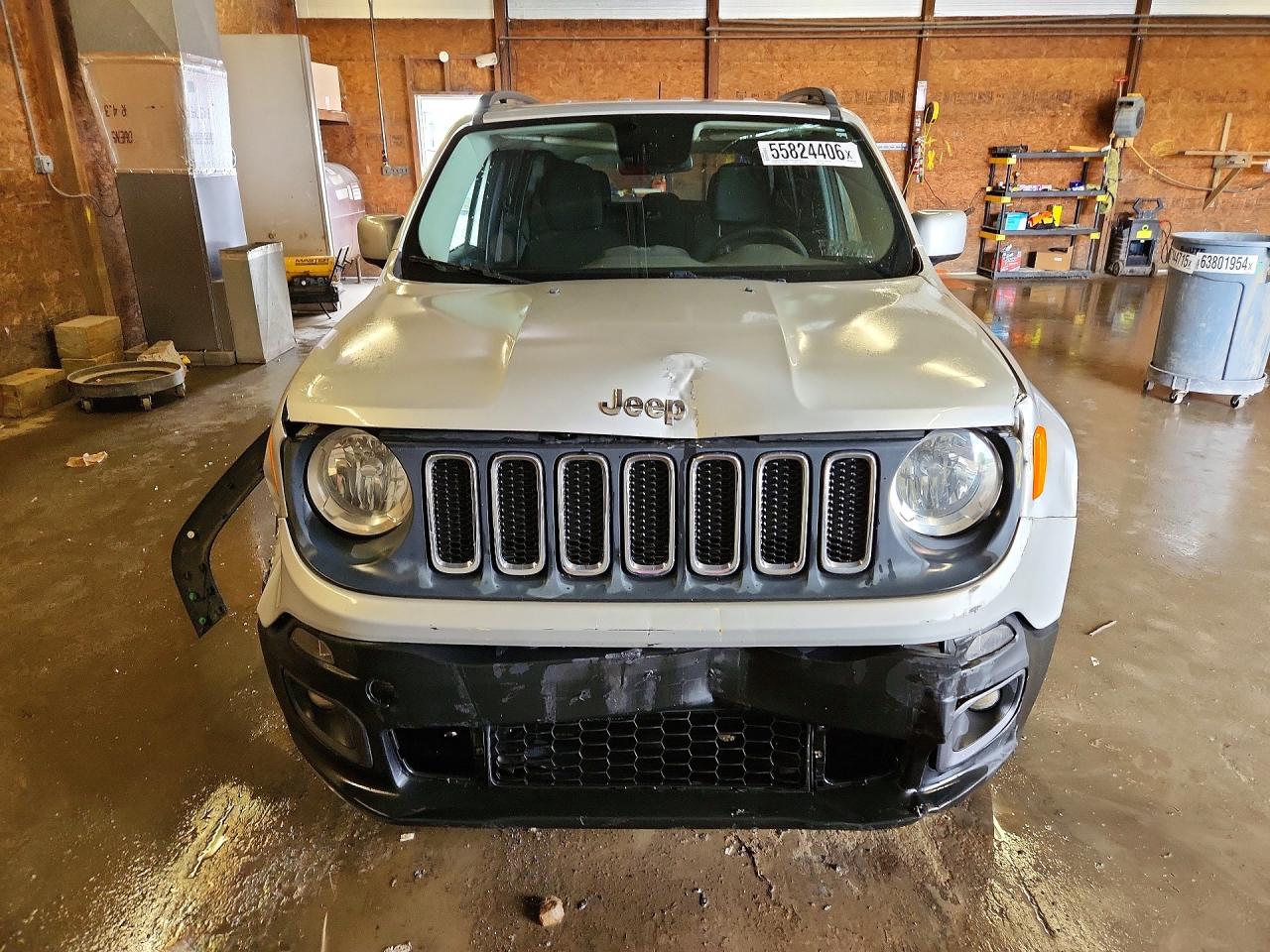 2015 Jeep Renegade Latitude Silver vin: ZACCJBBT6FPC43005