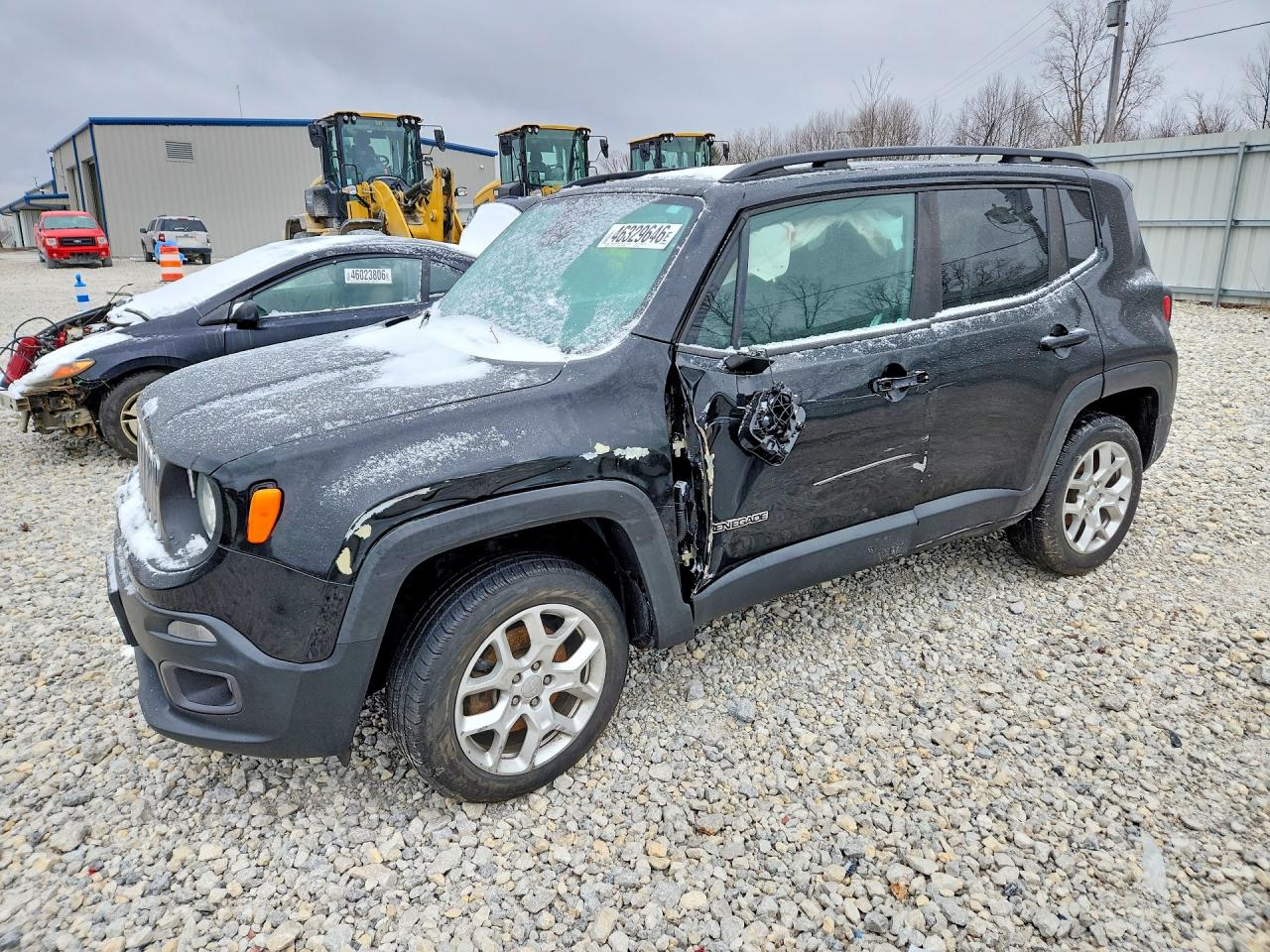 2016 Jeep Renegade Latitude Черный vin: ZACCJBBT8GPD31359