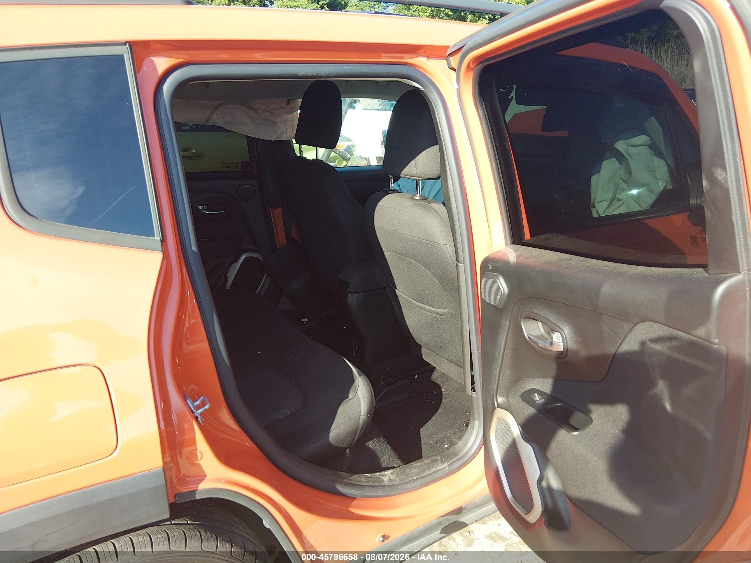 2015 Jeep Renegade Latitude Orange vin: ZACCJBBTXFPC35327