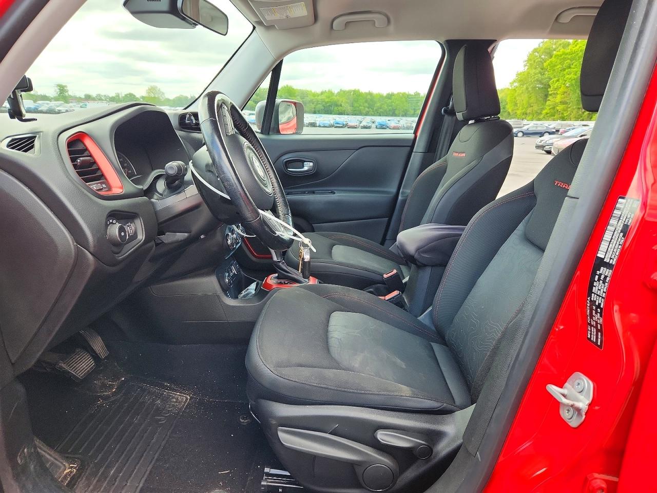 2017 Jeep Renegade Trailhawk Red vin: ZACCJBCB0HPG41268