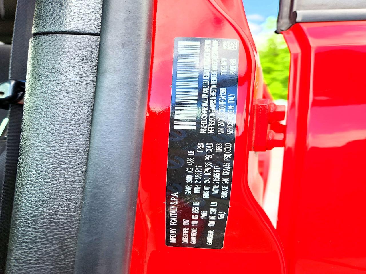2017 Jeep Renegade Trailhawk Red vin: ZACCJBCB0HPG41268