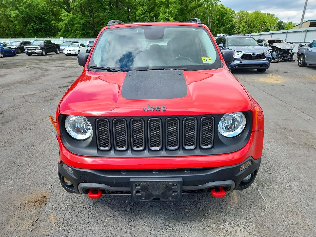 2017 Jeep Renegade Trailhawk Red vin: ZACCJBCB0HPG41268