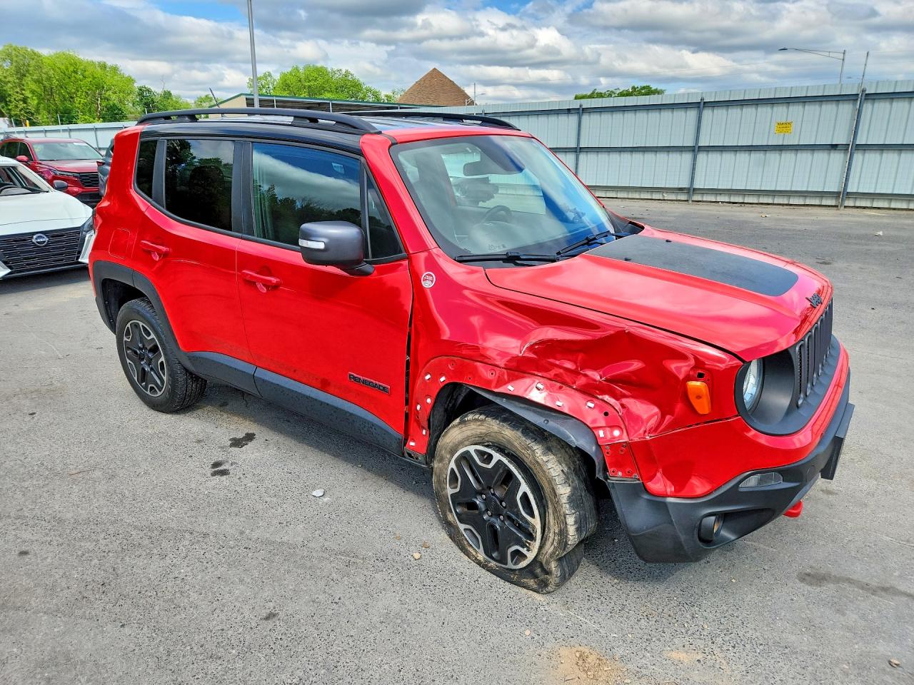 2017 Jeep Renegade Trailhawk Red vin: ZACCJBCB0HPG41268