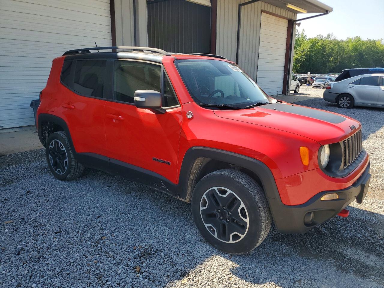 2017 Jeep Renegade Trailhawk Красный vin: ZACCJBCB1HPE61460