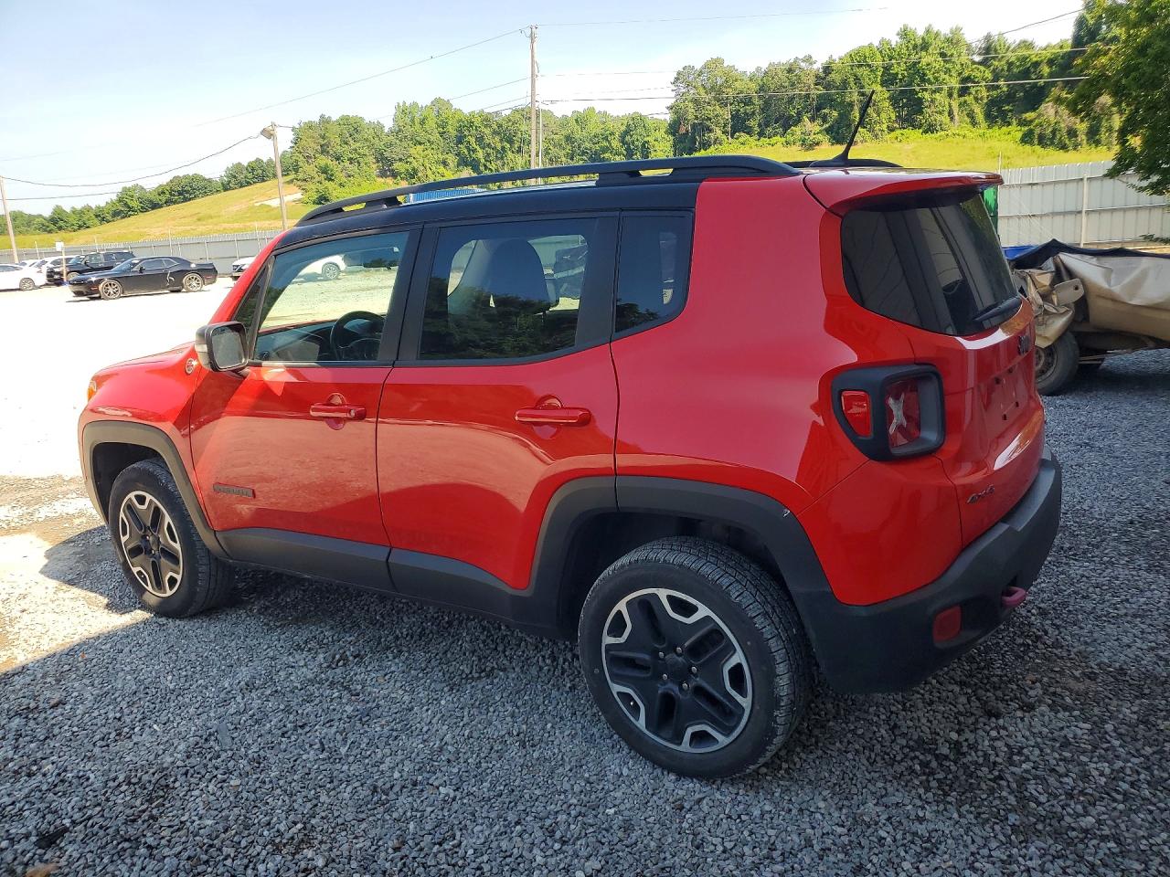 2017 Jeep Renegade Trailhawk Красный vin: ZACCJBCB1HPE61460