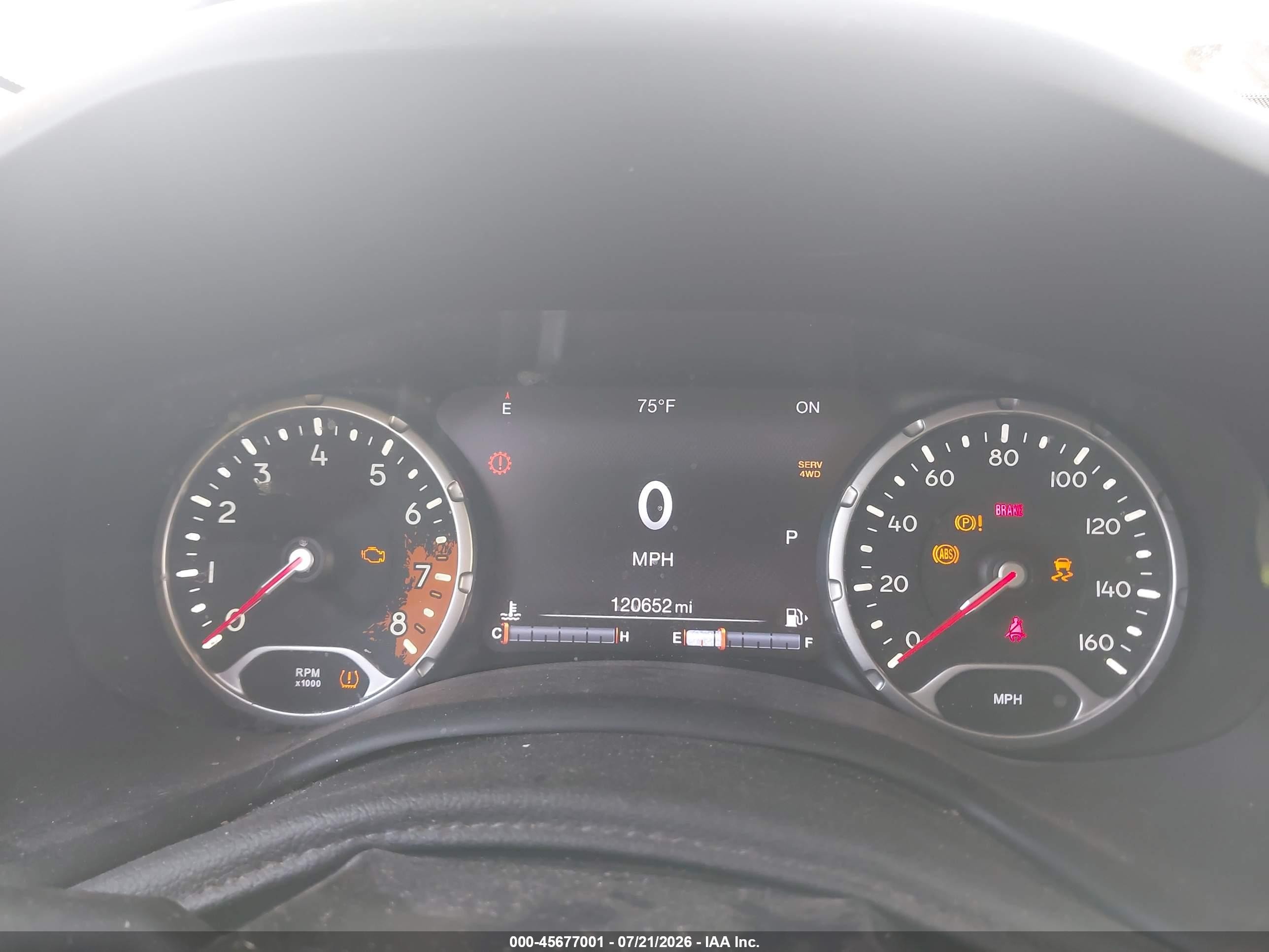 2017 Jeep Renegade Trailhawk Gray vin: ZACCJBCB1HPF97717