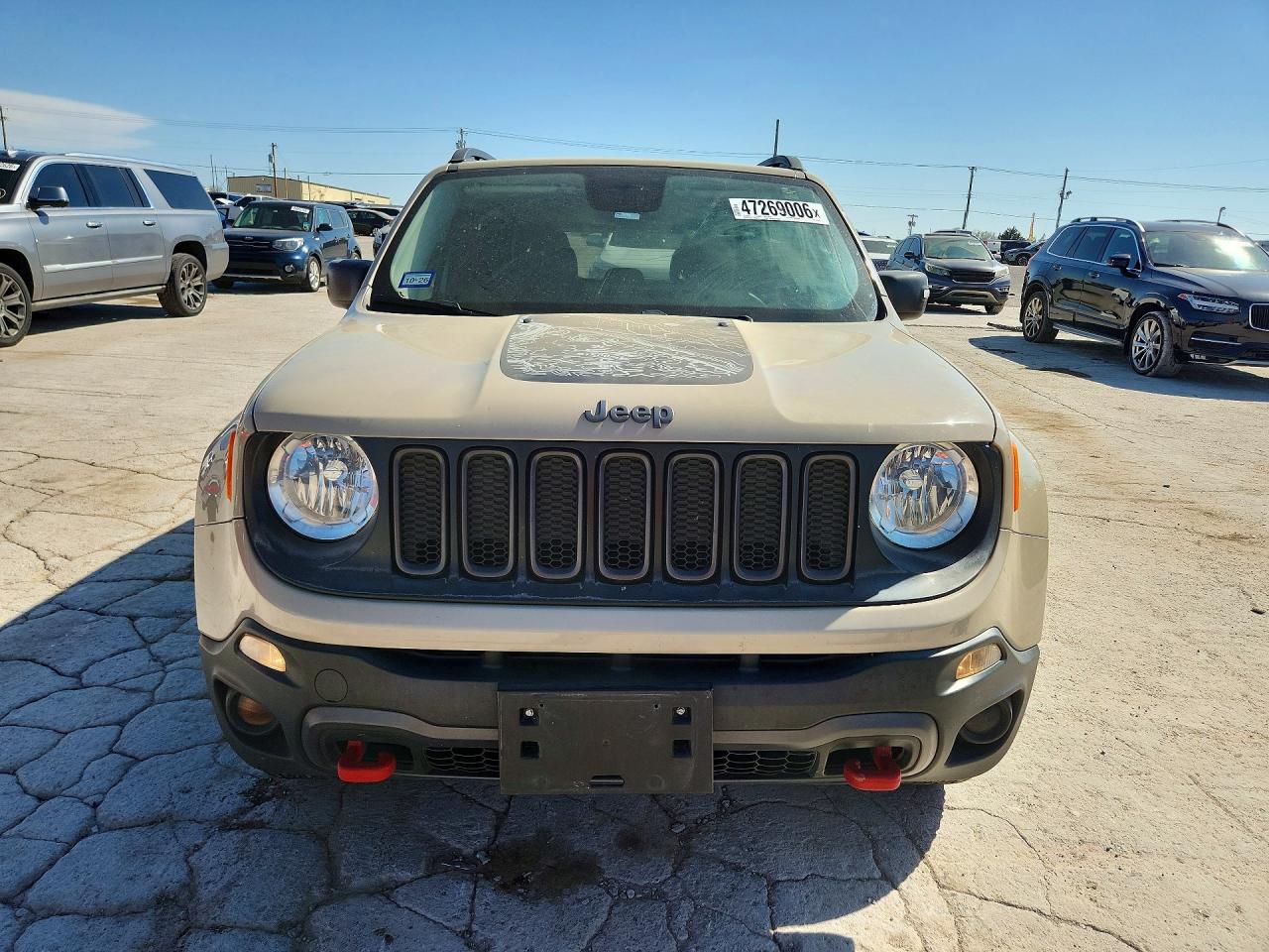 2017 Jeep Renegade Trailhawk Tan vin: ZACCJBCB8HPE87909