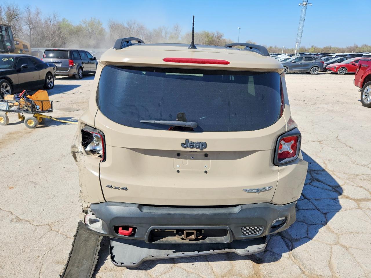 2017 Jeep Renegade Trailhawk Tan vin: ZACCJBCB8HPE87909