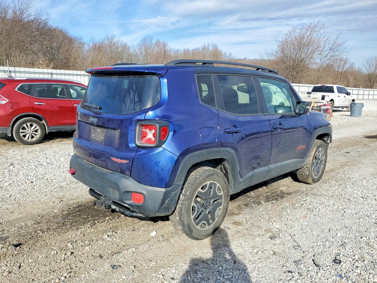2017 Jeep Renegade Trailhawk Blue vin: ZACCJBCB8HPF85645