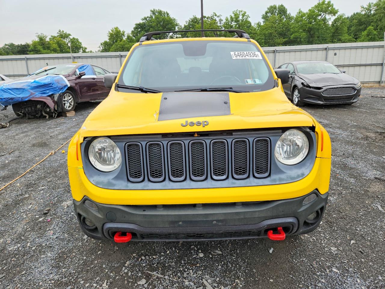 2015 Jeep Renegade Trailhawk Желтый vin: ZACCJBCT0FPB54147