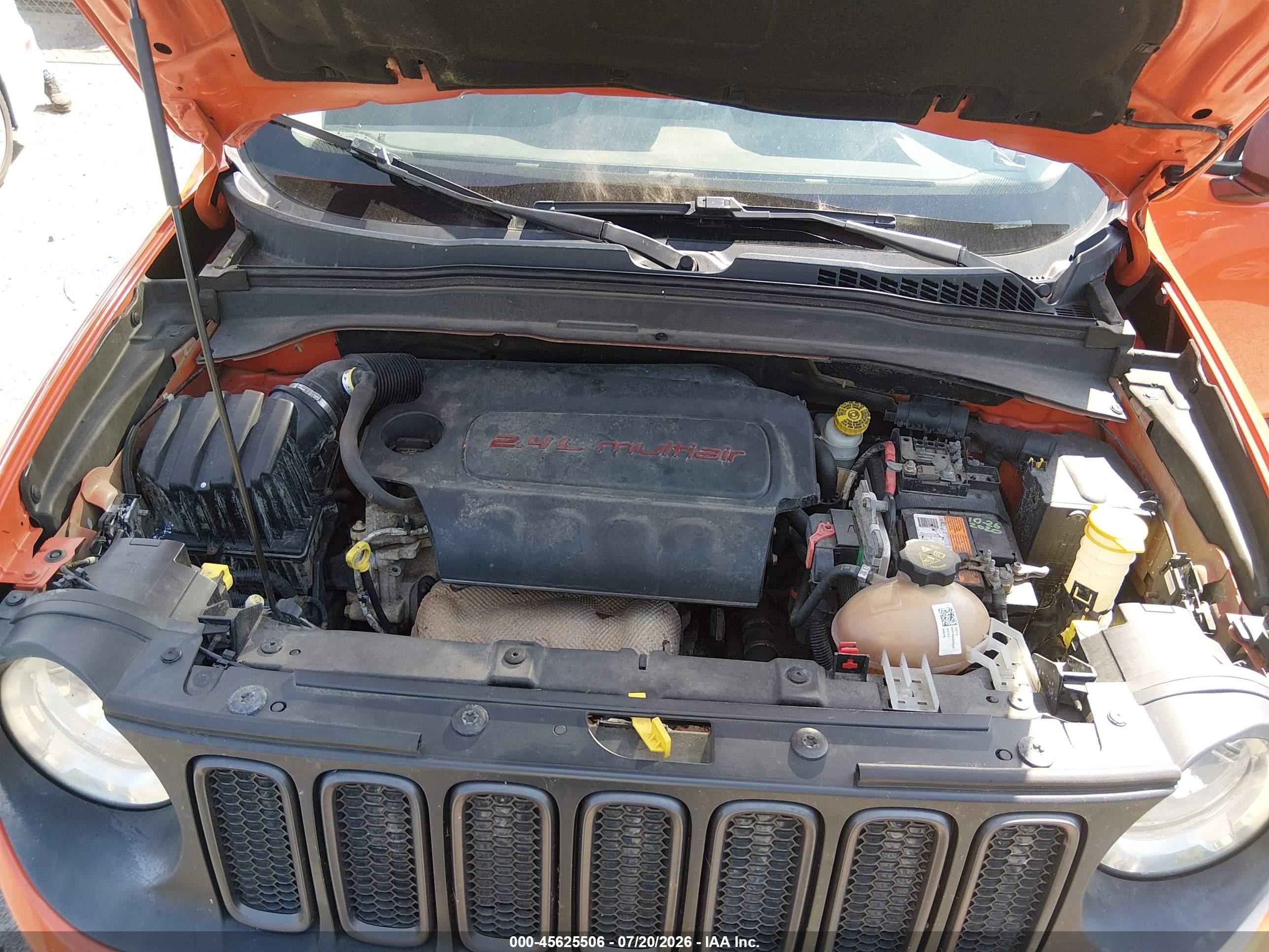 2015 Jeep Renegade Trailhawk Orange vin: ZACCJBCT0FPB64656