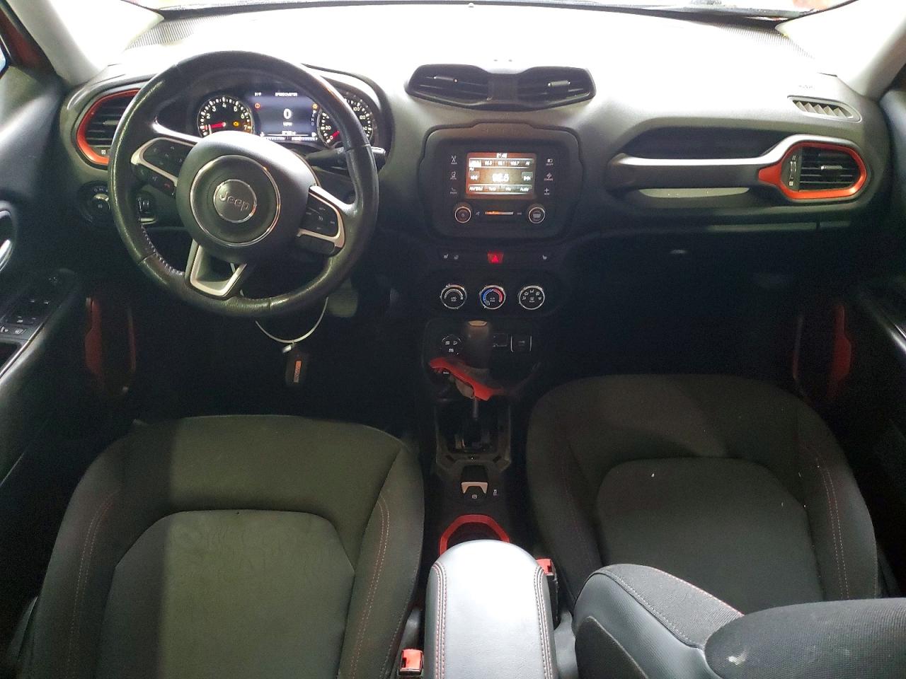 2015 Jeep Renegade Trailhawk Orange vin: ZACCJBCT0FPB64868