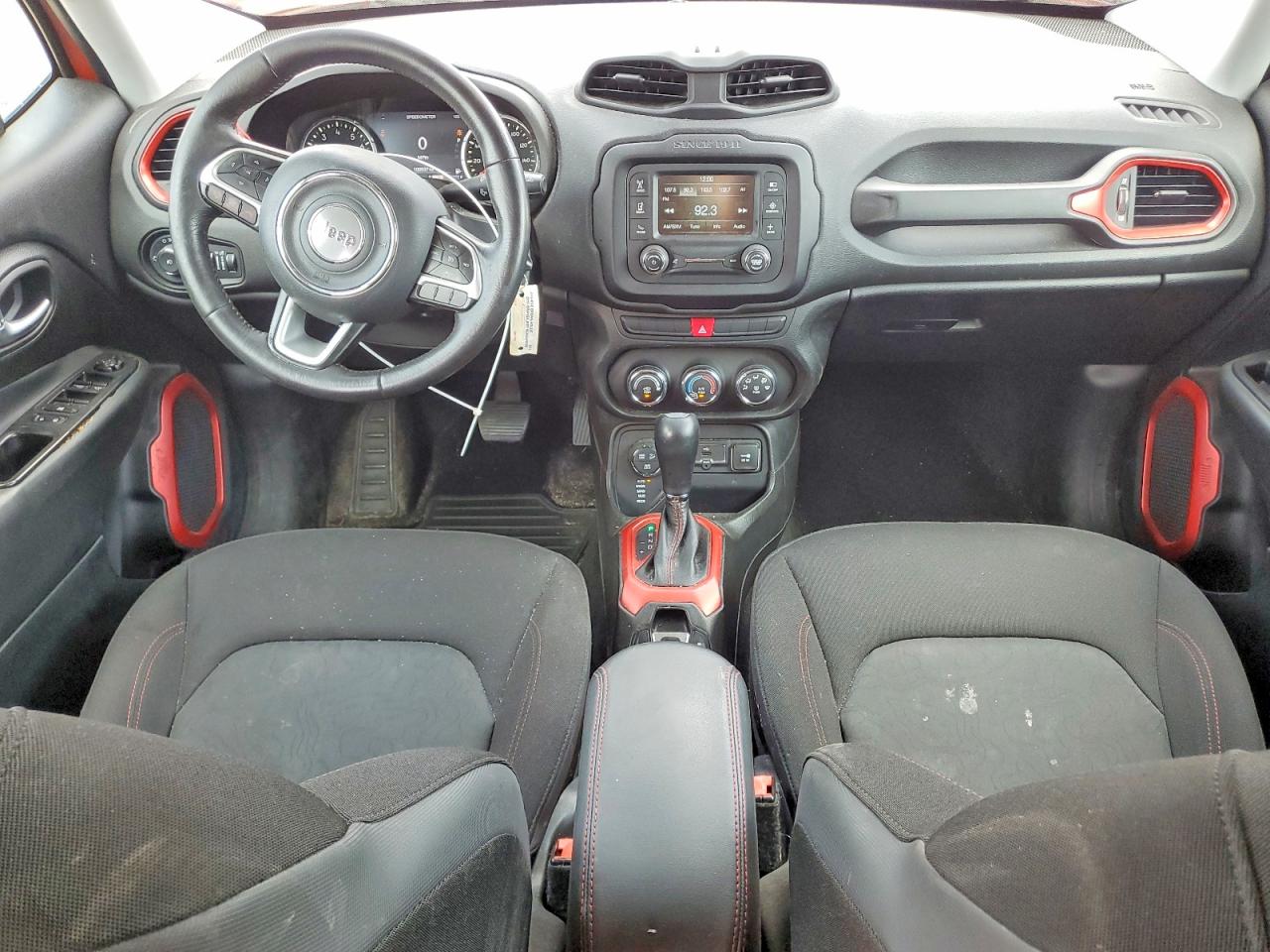 2015 Jeep Renegade Trailhawk Orange vin: ZACCJBCT0FPB67625