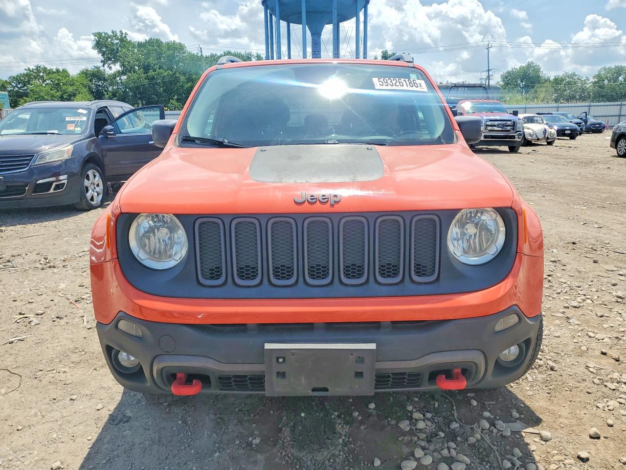 2015 Jeep Renegade Trailhawk Orange vin: ZACCJBCT0FPB67625