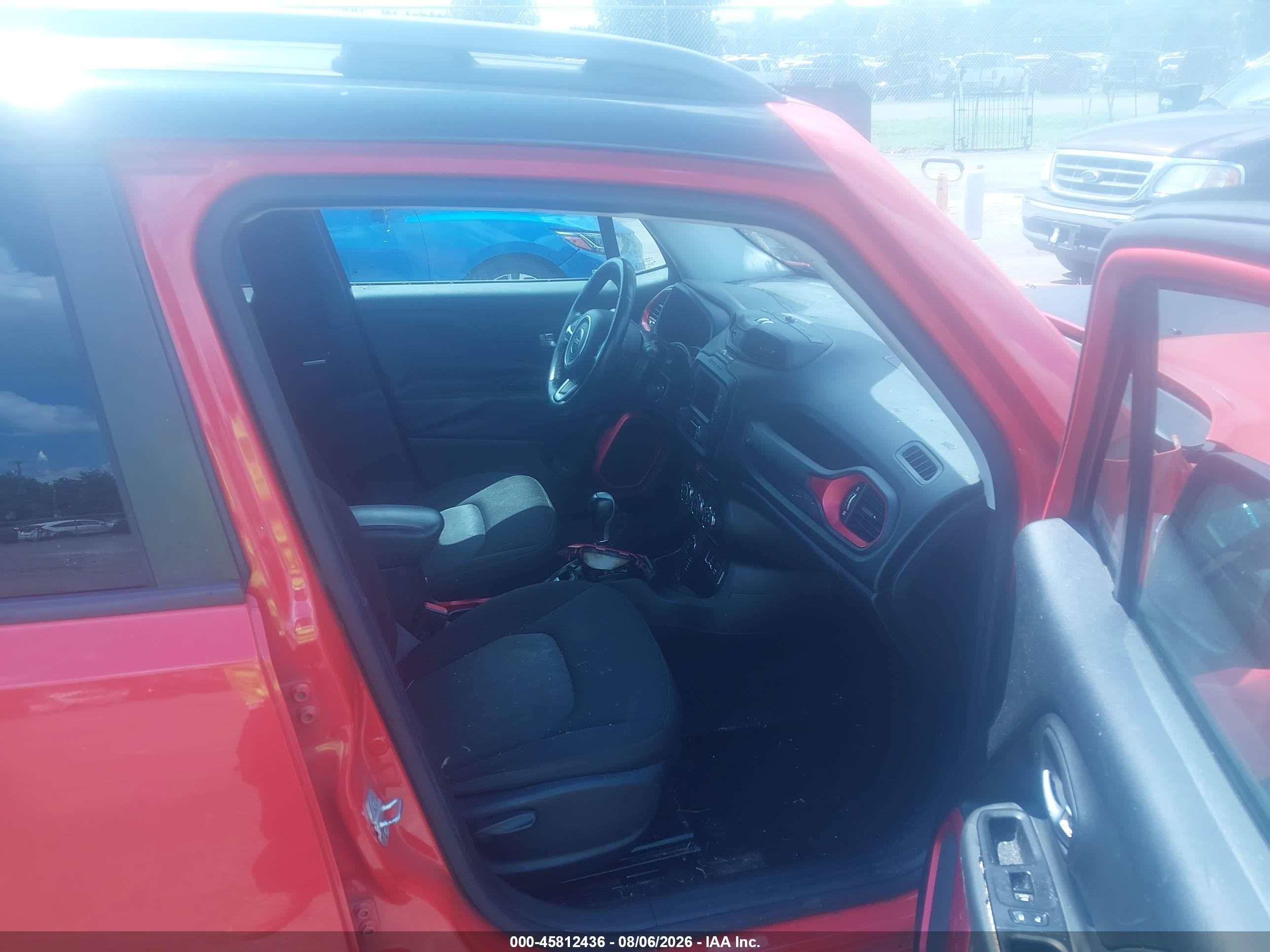 2015 Jeep Renegade Trailhawk Оранжевый vin: ZACCJBCT0FPB74678