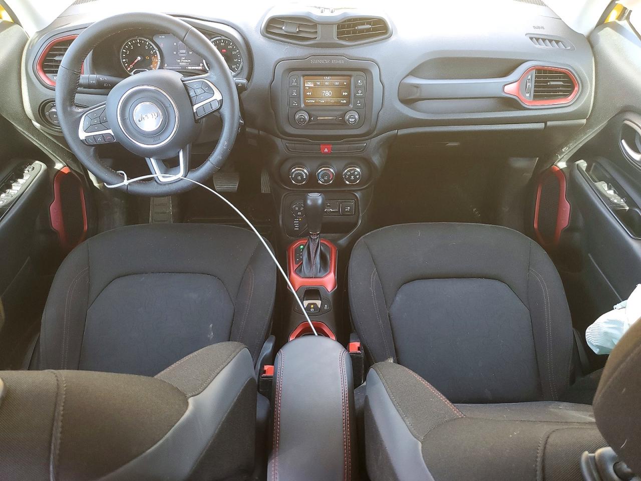 2015 Jeep Renegade Trailhawk Yellow vin: ZACCJBCT0FPB75174