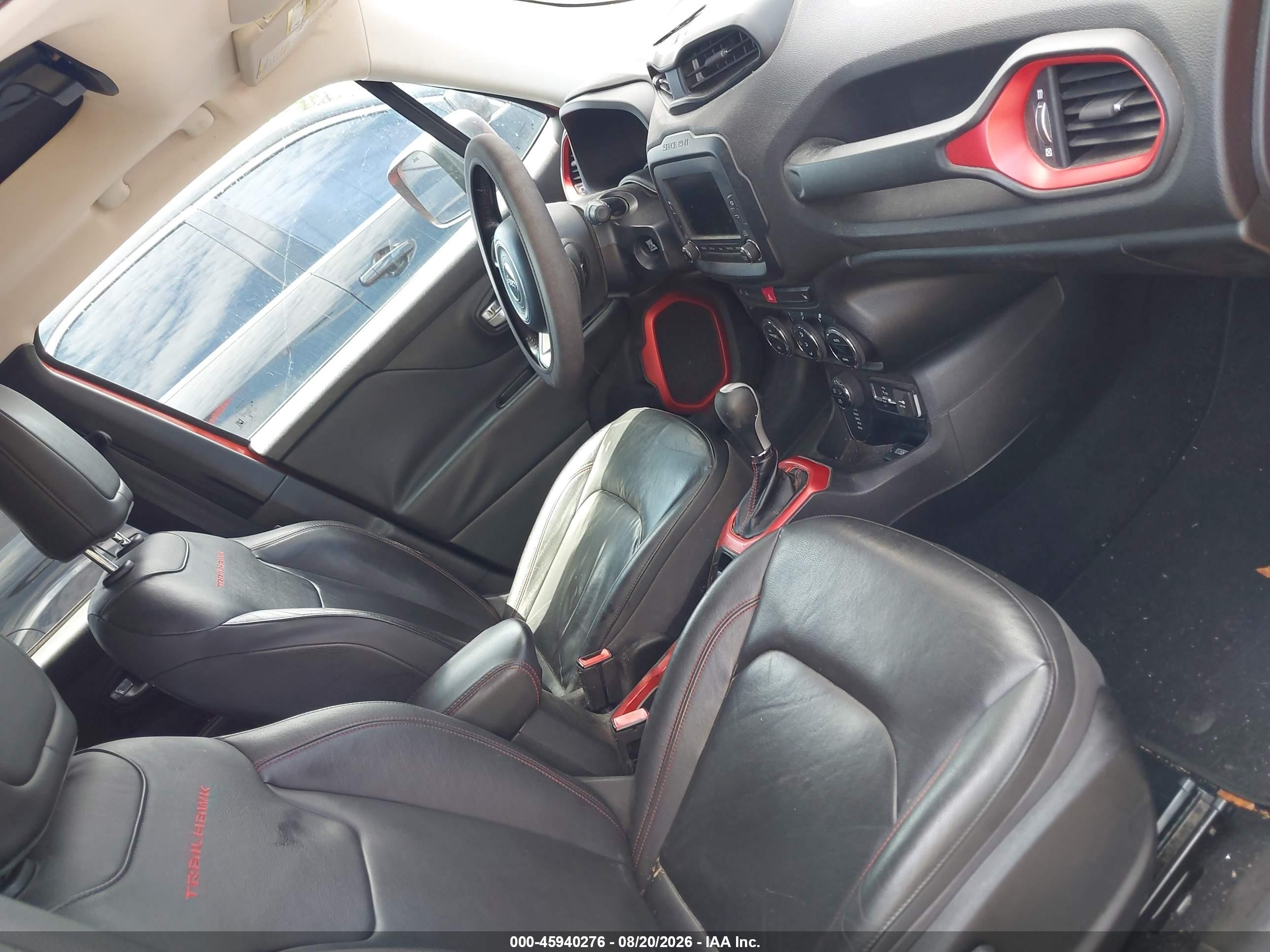2015 Jeep Renegade Trailhawk Orange vin: ZACCJBCT4FPC25388
