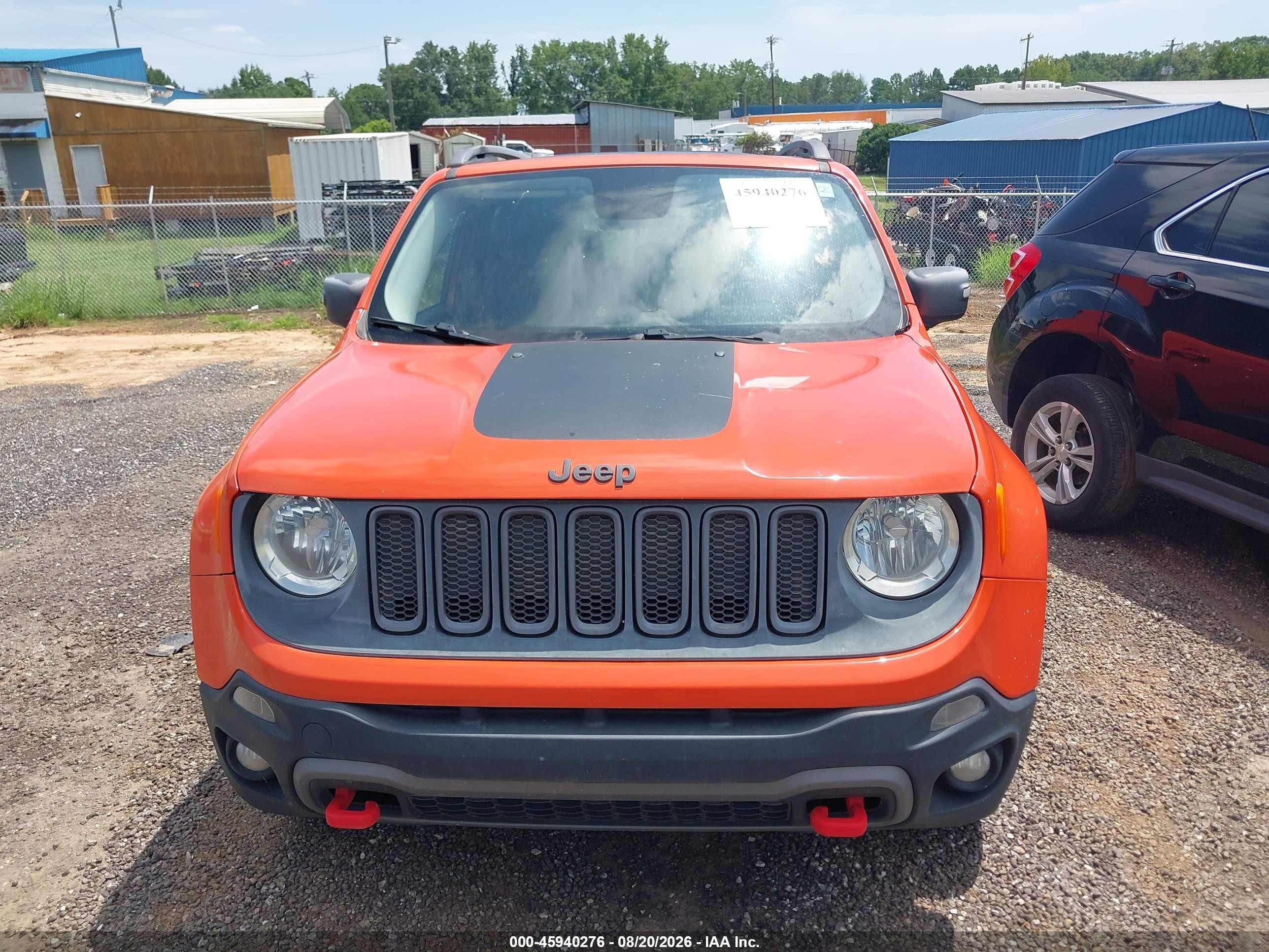 2015 Jeep Renegade Trailhawk Orange vin: ZACCJBCT4FPC25388