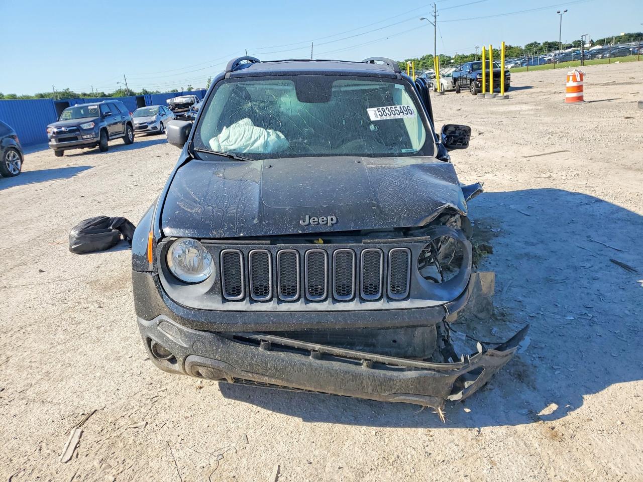 2015 Jeep Renegade Trailhawk Black vin: ZACCJBCT5FPC37274